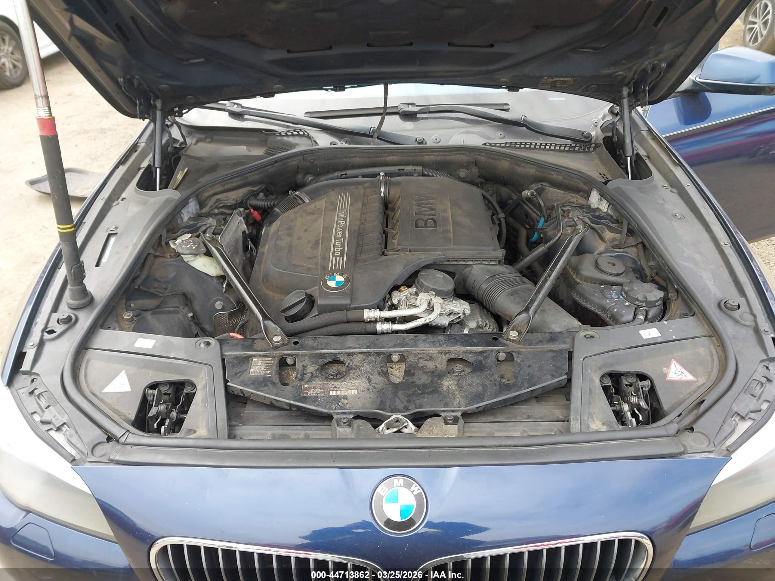 2012 Bmw 535i   Dark Blue vin: WBAFR7C51CC808373