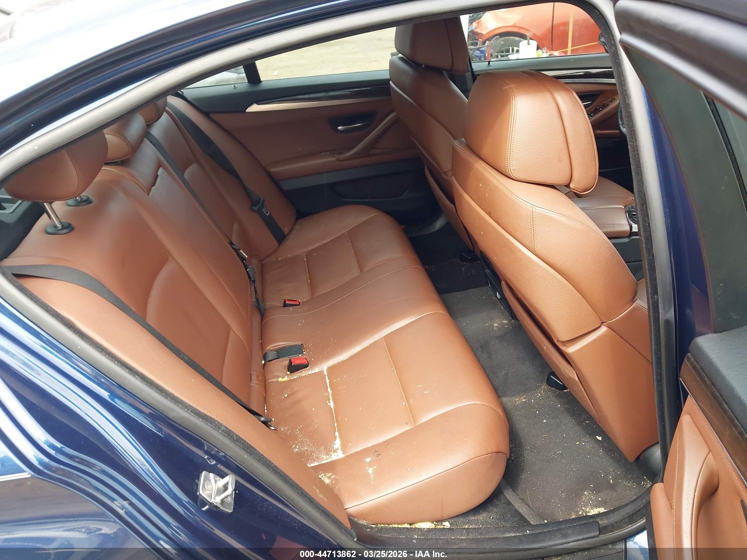 2012 Bmw 535i   Dark Blue vin: WBAFR7C51CC808373