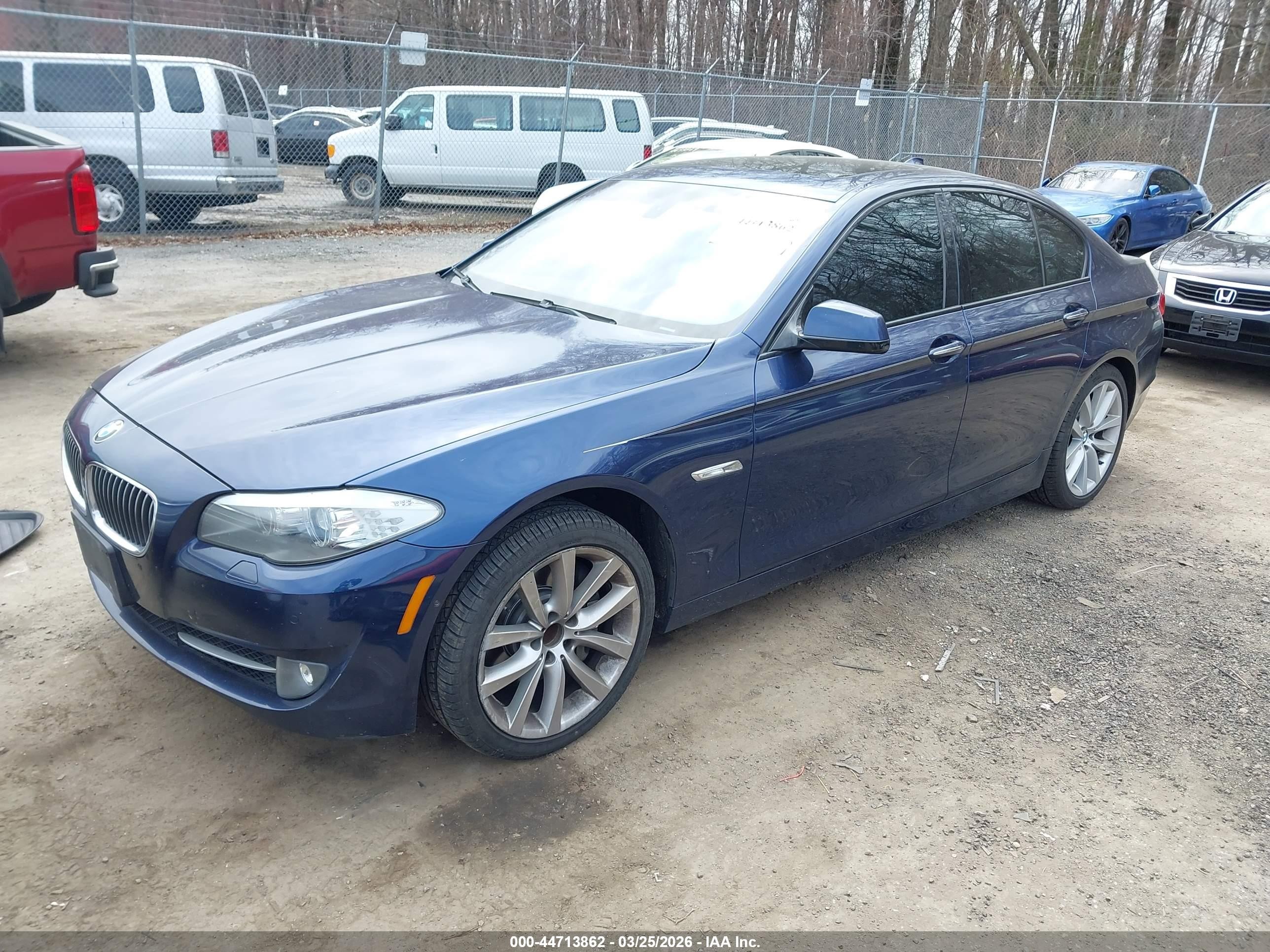 2012 Bmw 535i   Dark Blue vin: WBAFR7C51CC808373