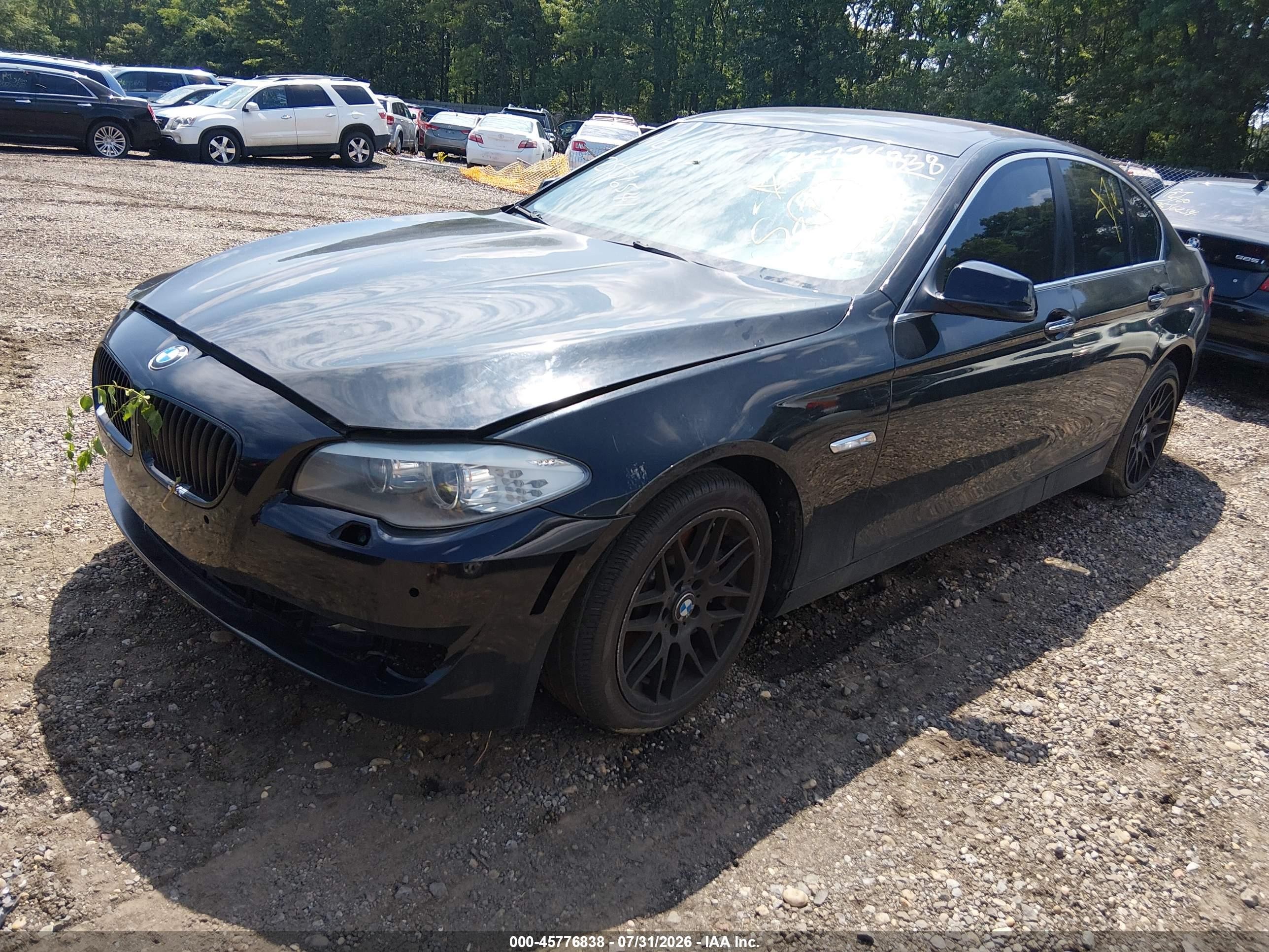 2012 Bmw 535i   Black vin: WBAFR7C51CC809247