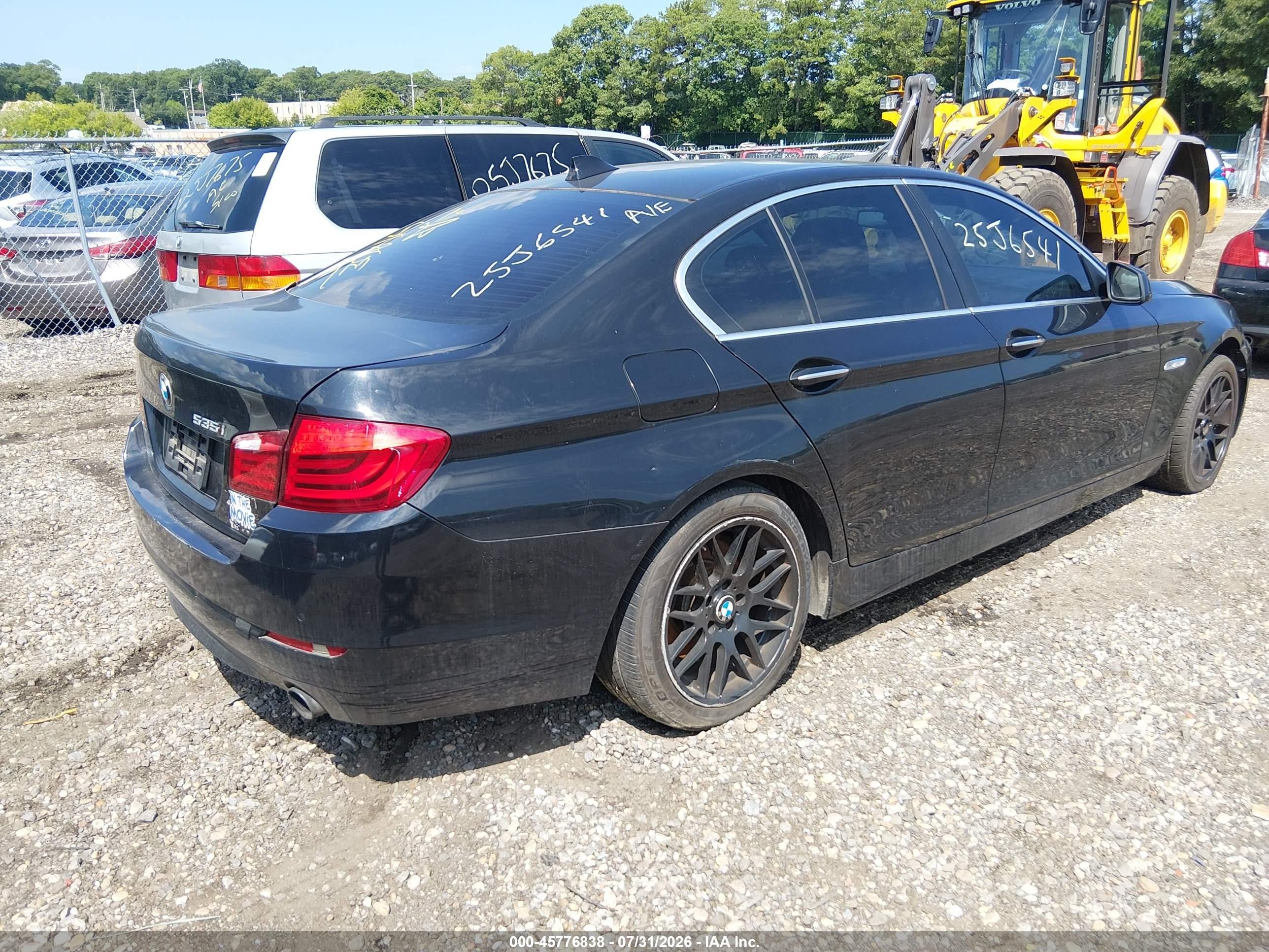 2012 Bmw 535i   Black vin: WBAFR7C51CC809247