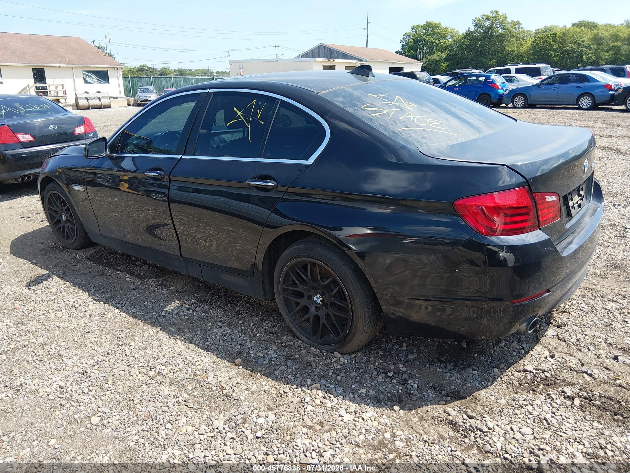 2012 Bmw 535i   Black vin: WBAFR7C51CC809247