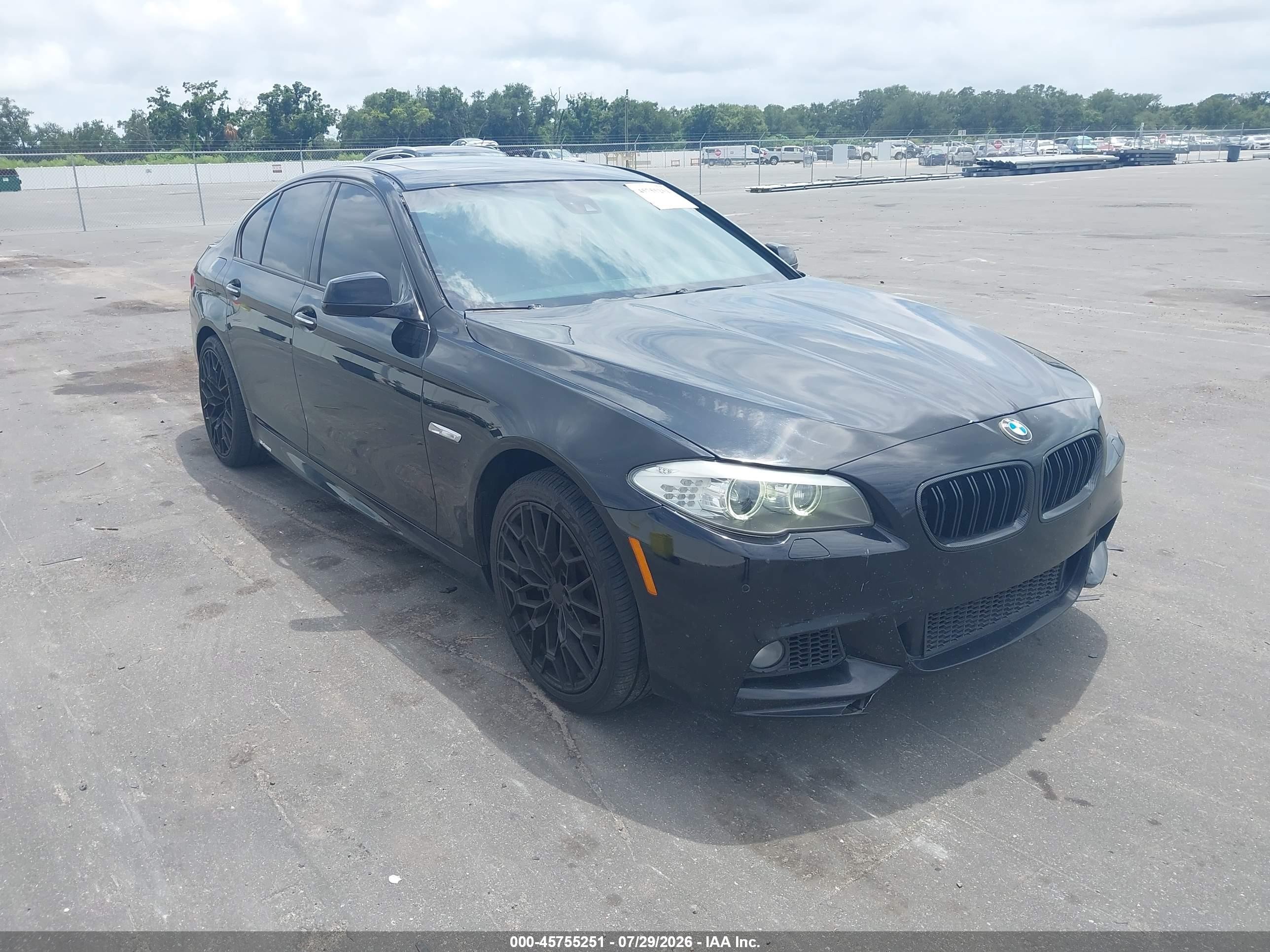 2012 Bmw 535i   Черный vin: WBAFR7C51CC809250
