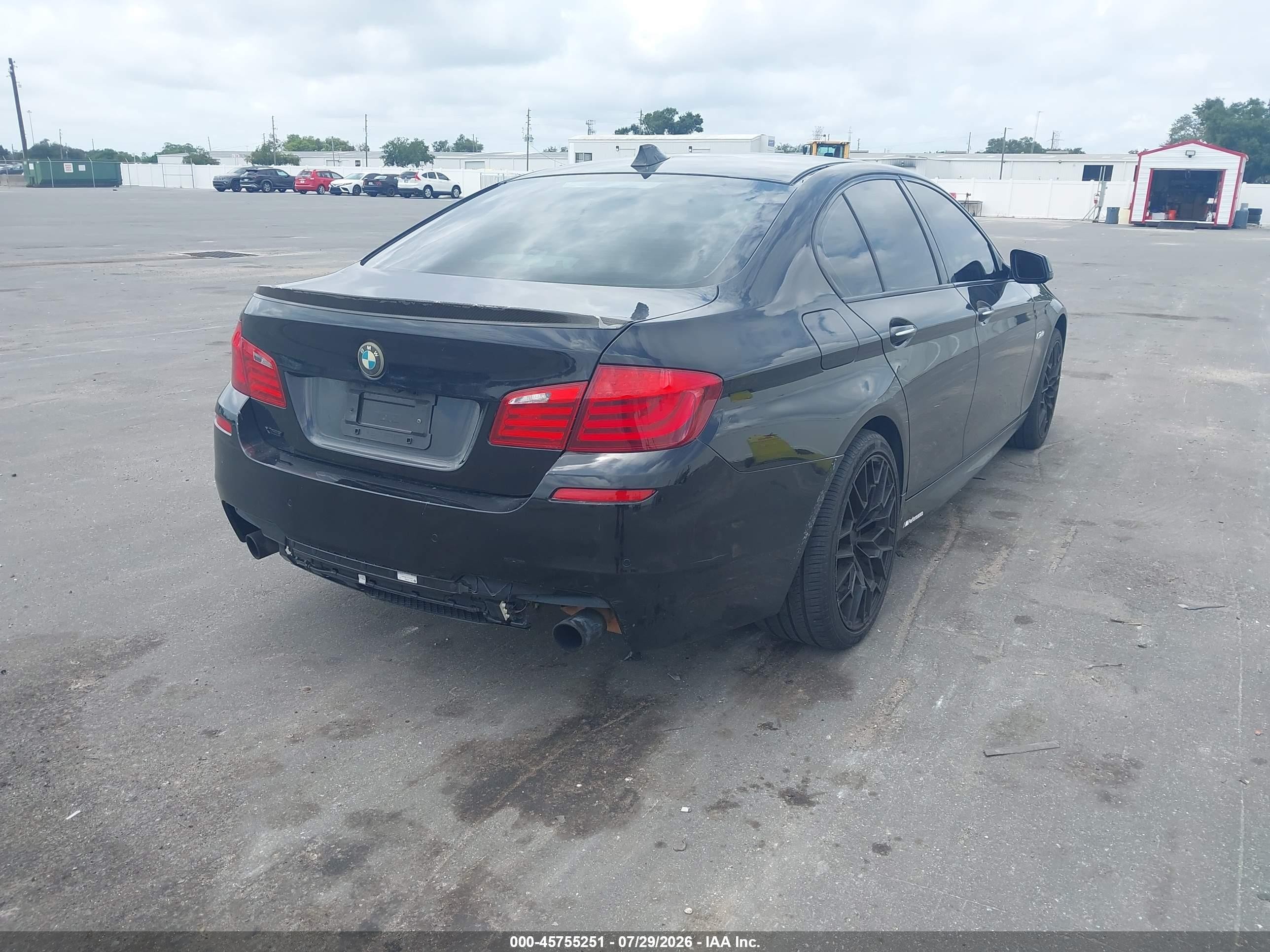 2012 Bmw 535i   Черный vin: WBAFR7C51CC809250