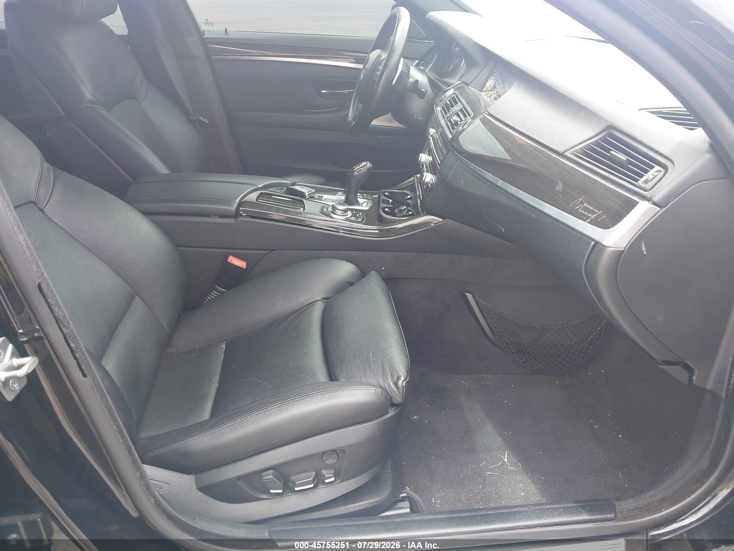 2012 Bmw 535i   Черный vin: WBAFR7C51CC809250