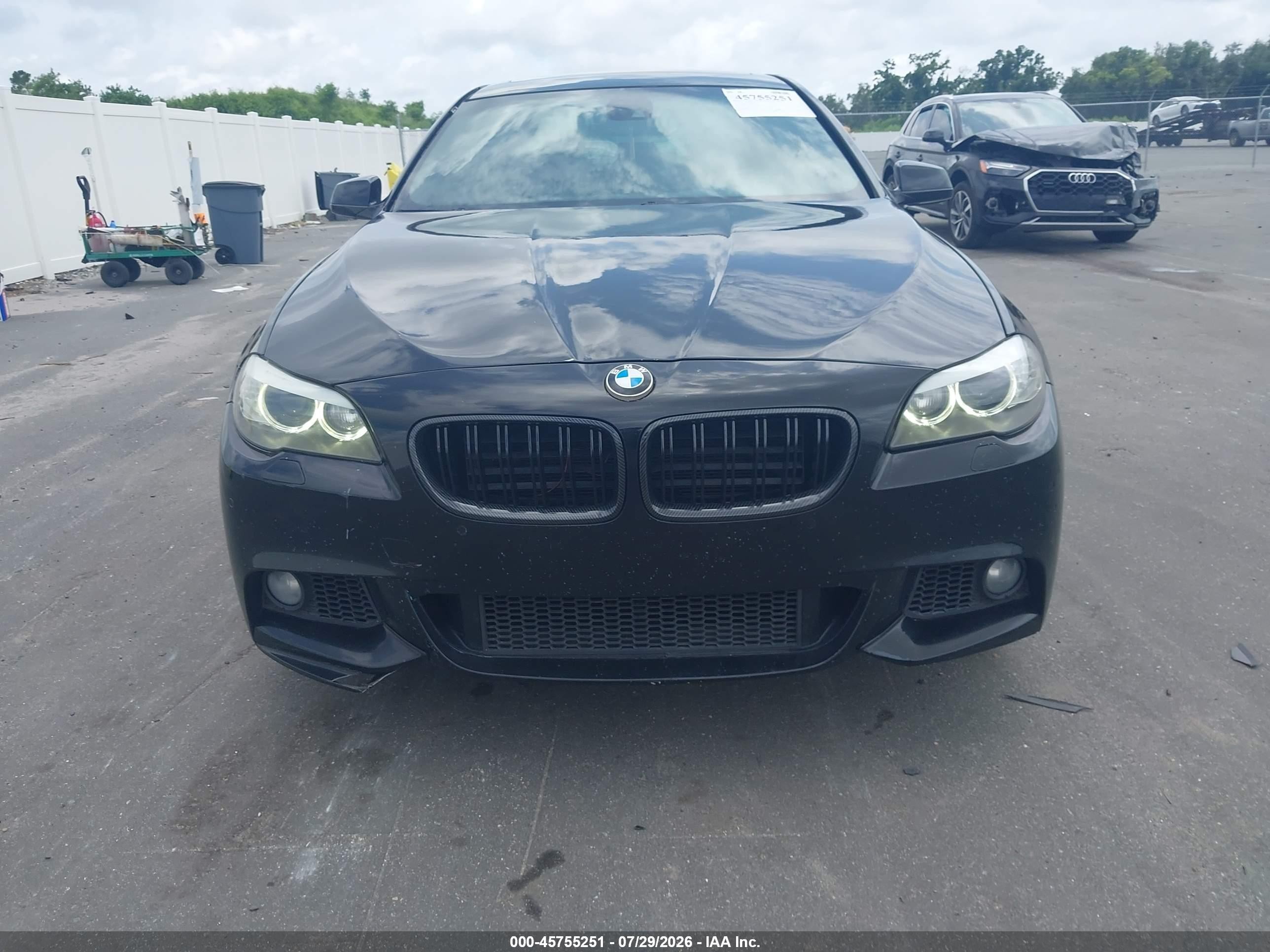 2012 Bmw 535i   Черный vin: WBAFR7C51CC809250
