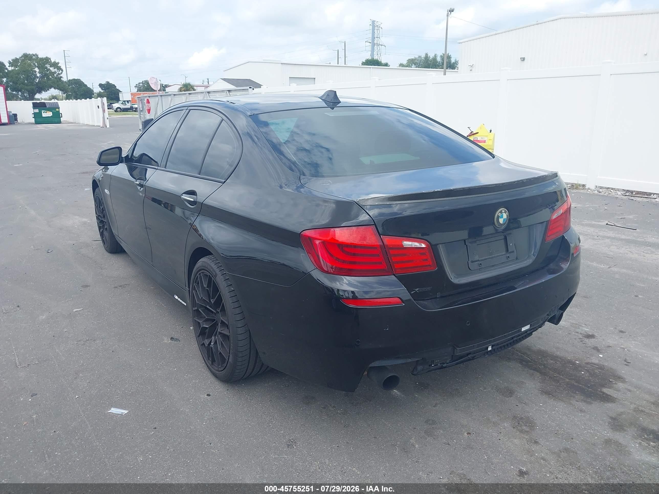 2012 Bmw 535i   Черный vin: WBAFR7C51CC809250