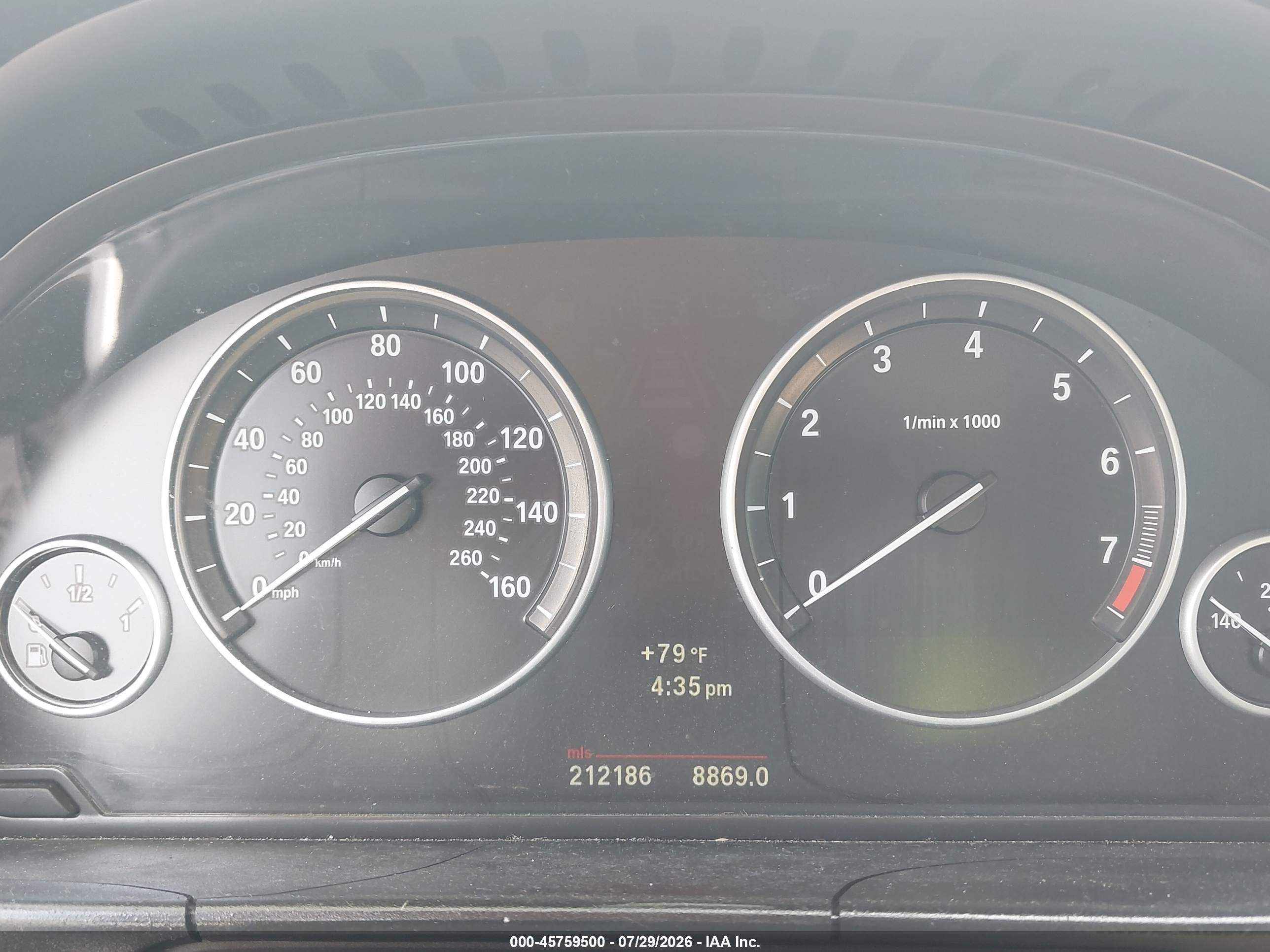 2012 Bmw 535i Белый vin: WBAFR7C51CC810012