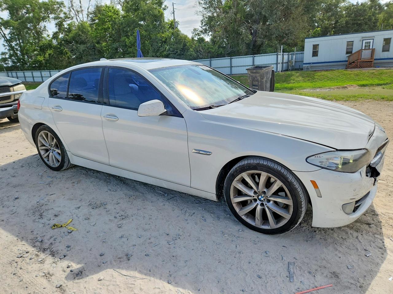 2012 Bmw 535 I White vin: WBAFR7C51CC813542