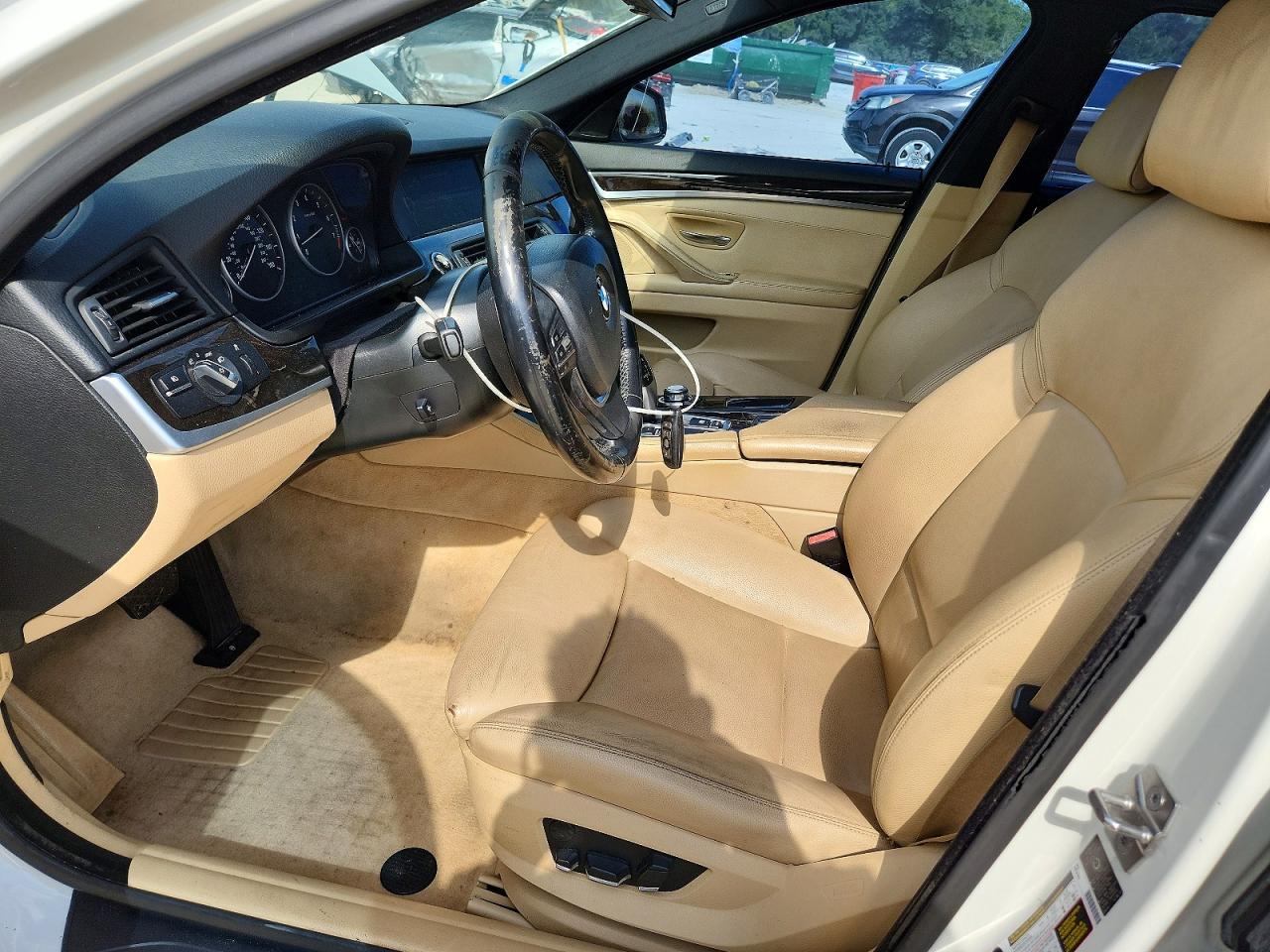 2012 Bmw 535 I White vin: WBAFR7C51CC813542