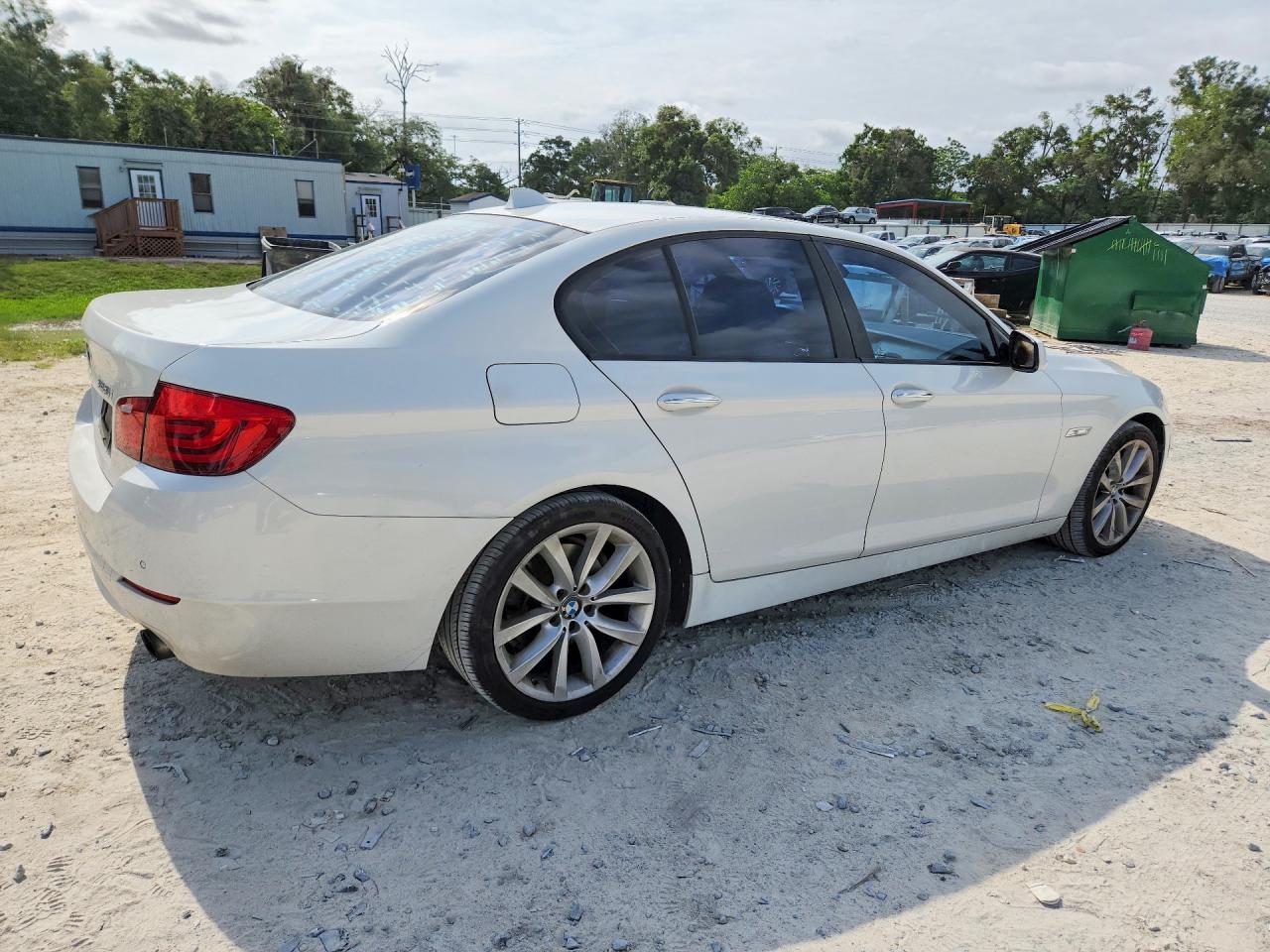 2012 Bmw 535 I White vin: WBAFR7C51CC813542