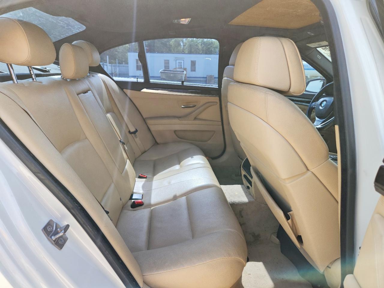 2012 Bmw 535 I White vin: WBAFR7C51CC813542