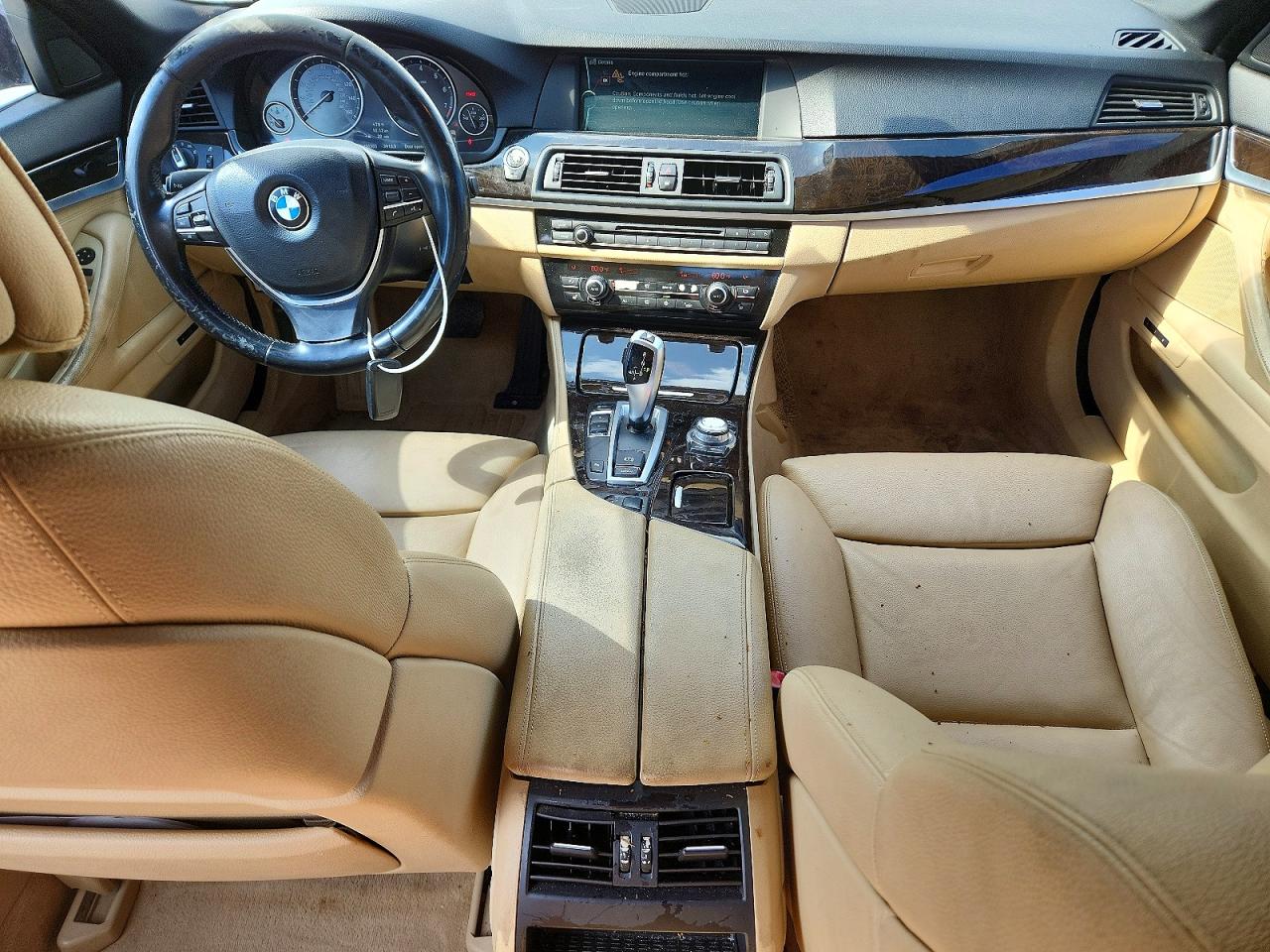 2012 Bmw 535 I White vin: WBAFR7C51CC813542