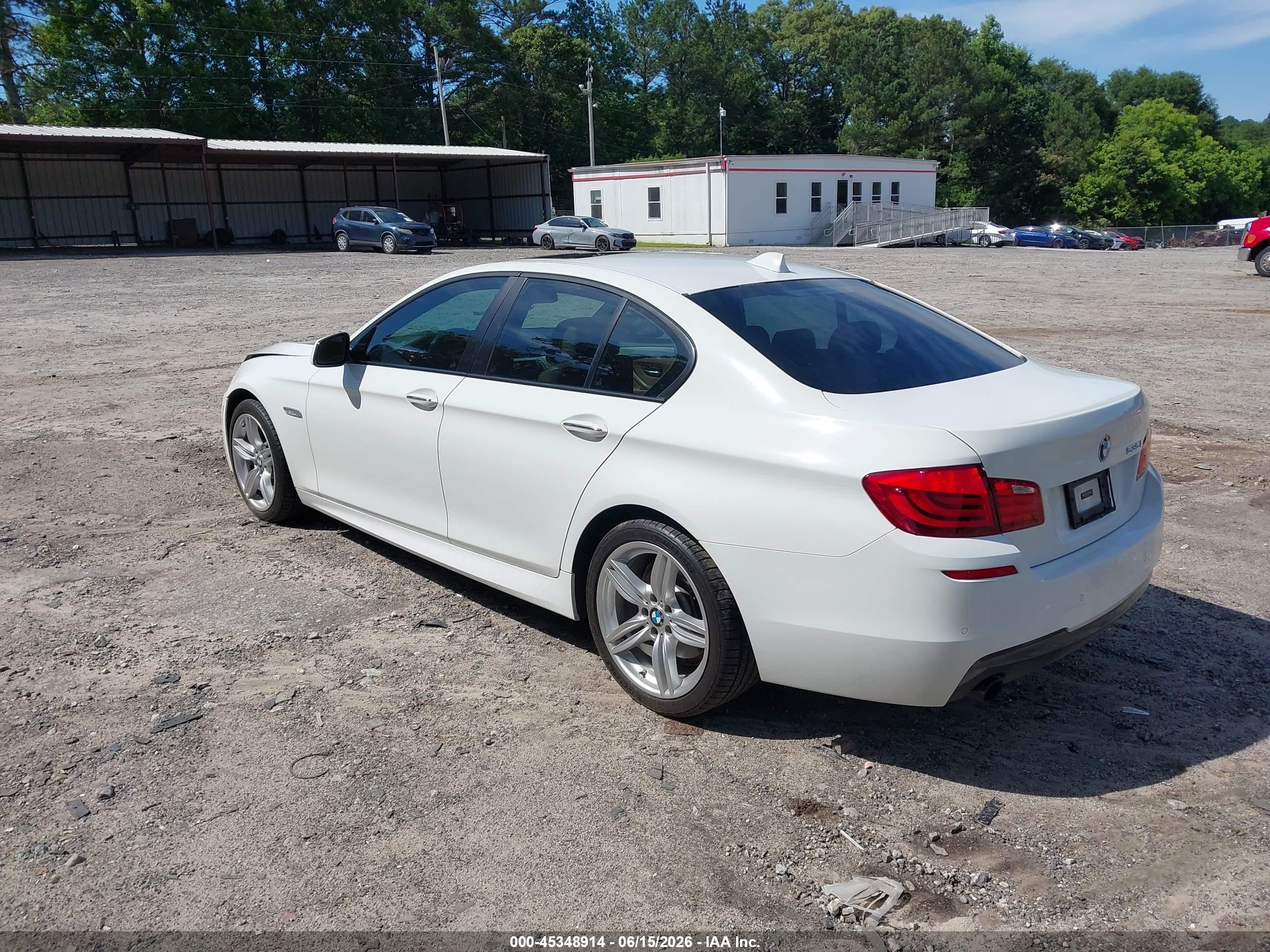 2012 Bmw 535i   White vin: WBAFR7C51CC816814