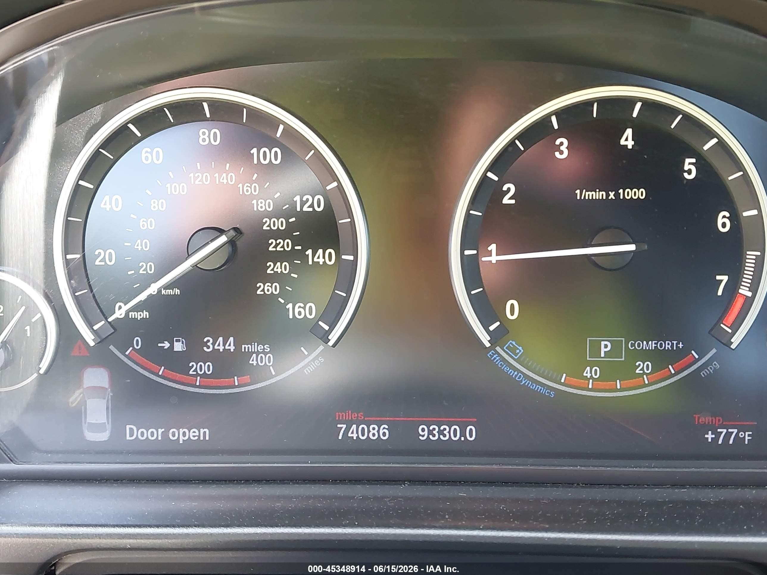 2012 Bmw 535i   White vin: WBAFR7C51CC816814