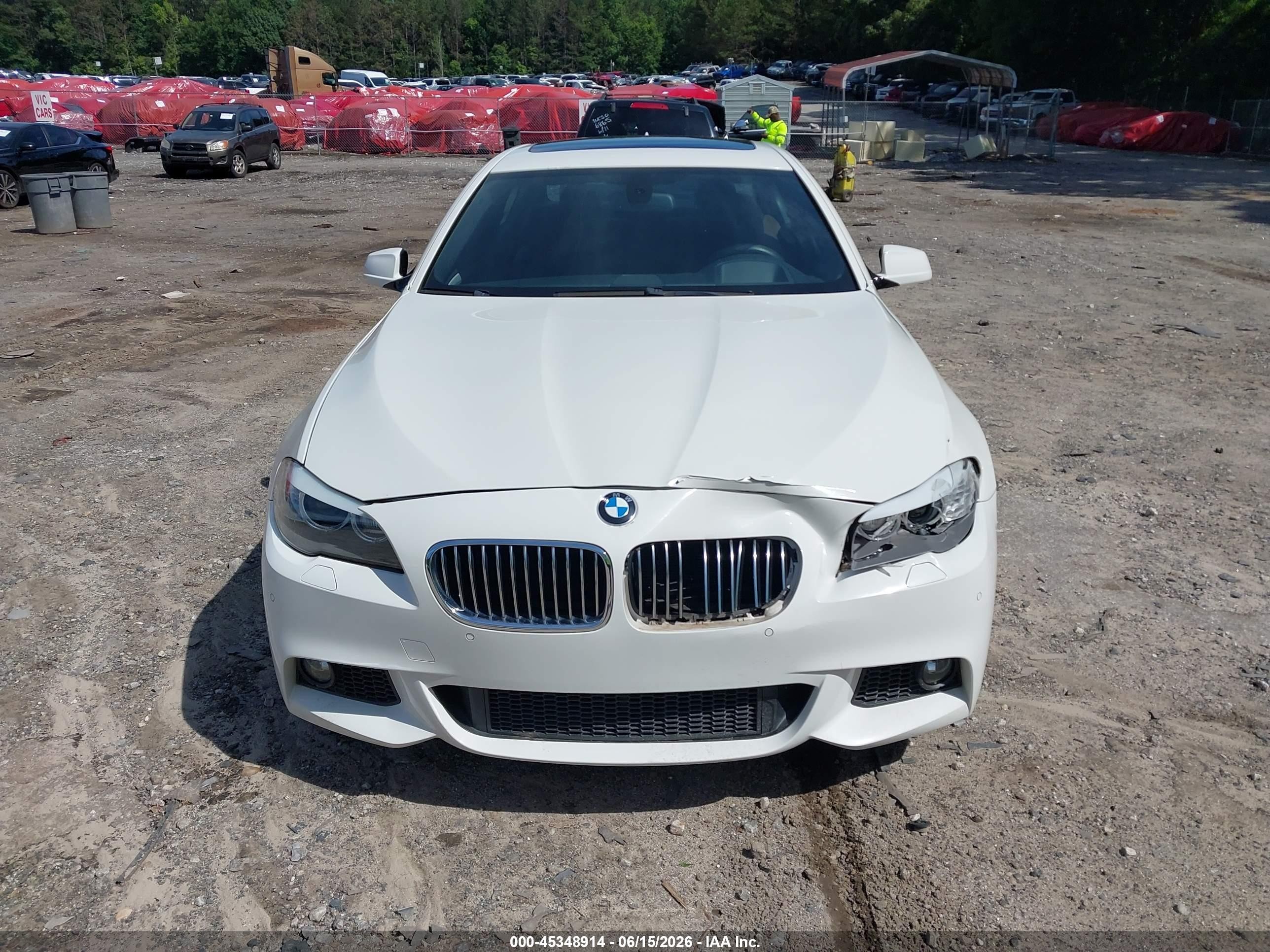 2012 Bmw 535i   White vin: WBAFR7C51CC816814