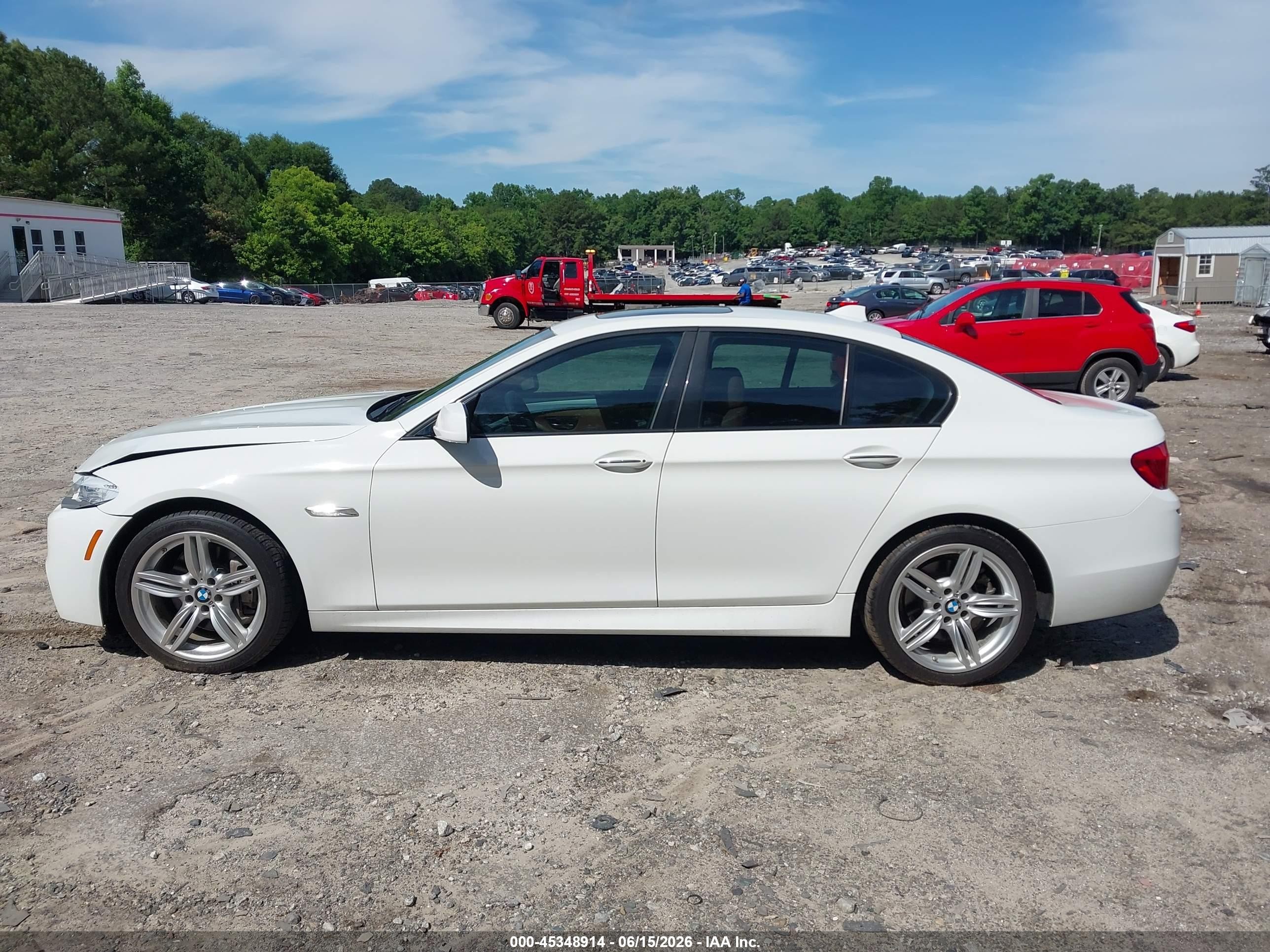 2012 Bmw 535i   White vin: WBAFR7C51CC816814