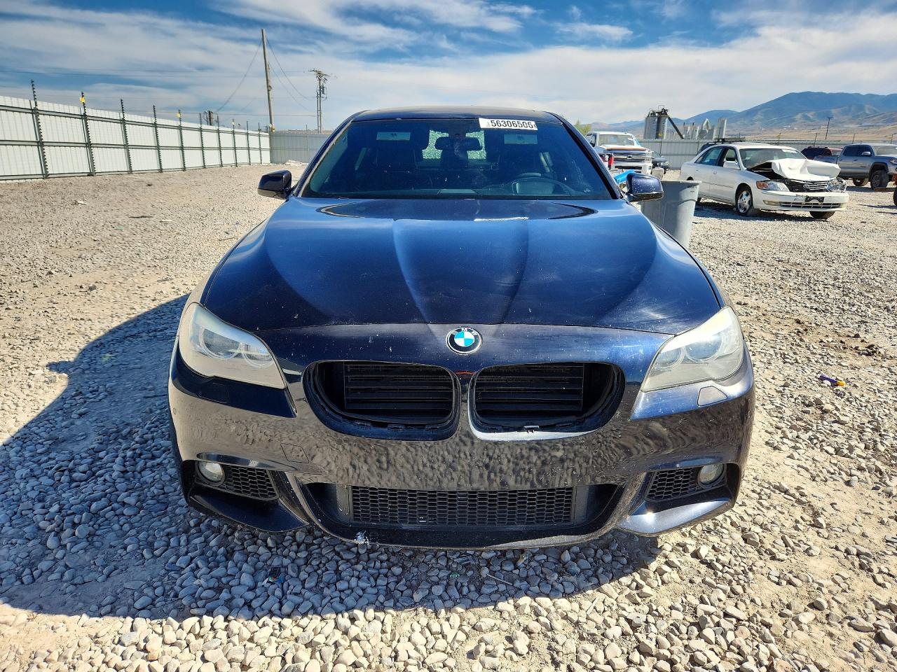 2013 Bmw 535 I Blue vin: WBAFR7C51DC820248