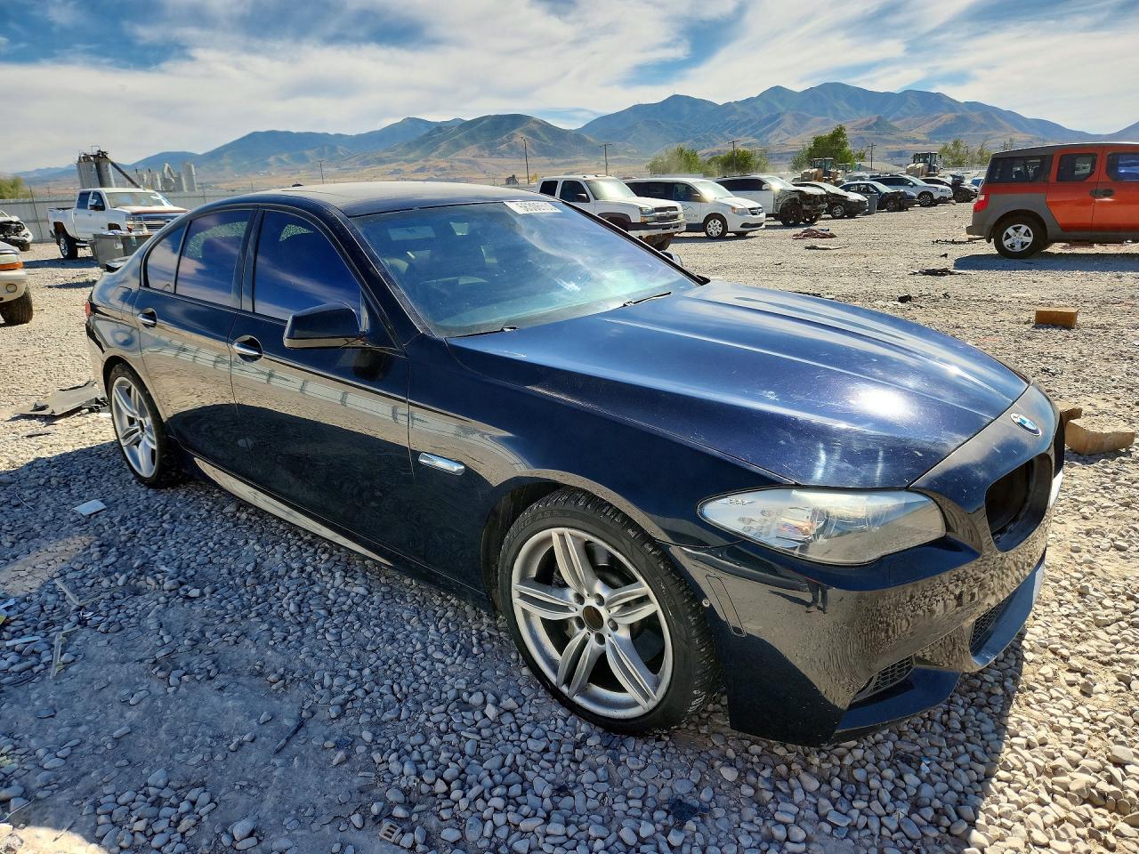2013 Bmw 535 I Blue vin: WBAFR7C51DC820248