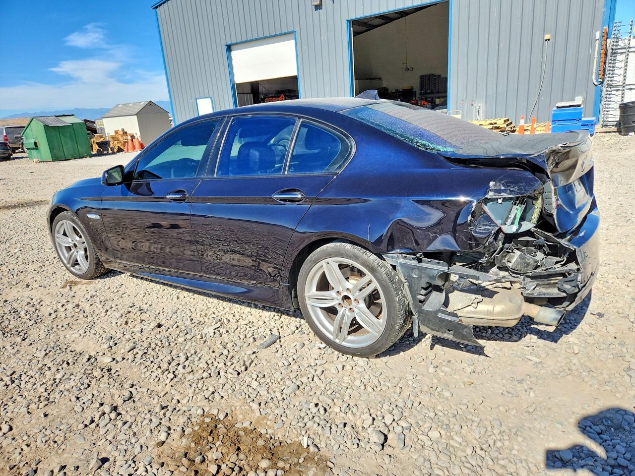 2013 Bmw 535 I Blue vin: WBAFR7C51DC820248