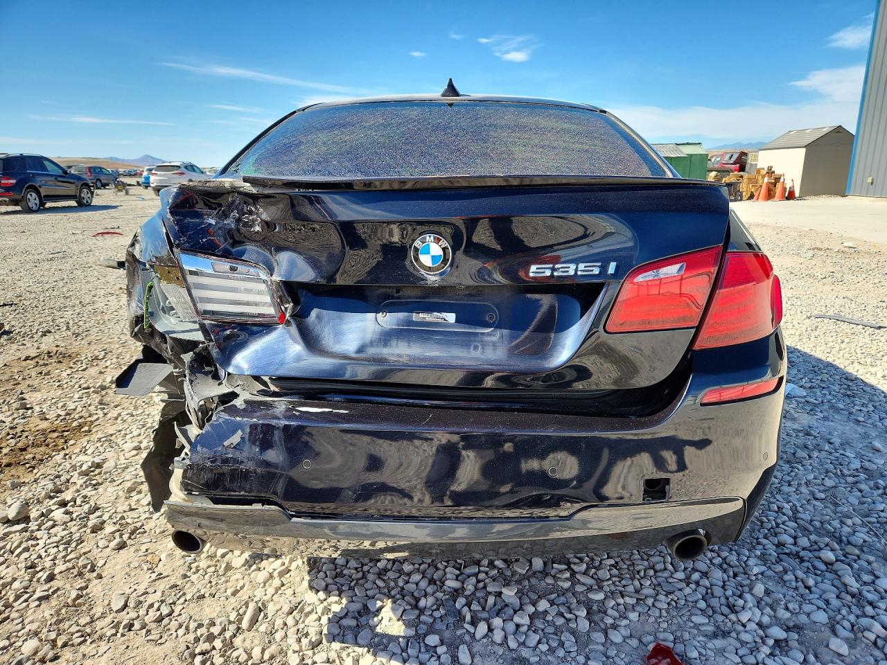 2013 Bmw 535 I Blue vin: WBAFR7C51DC820248