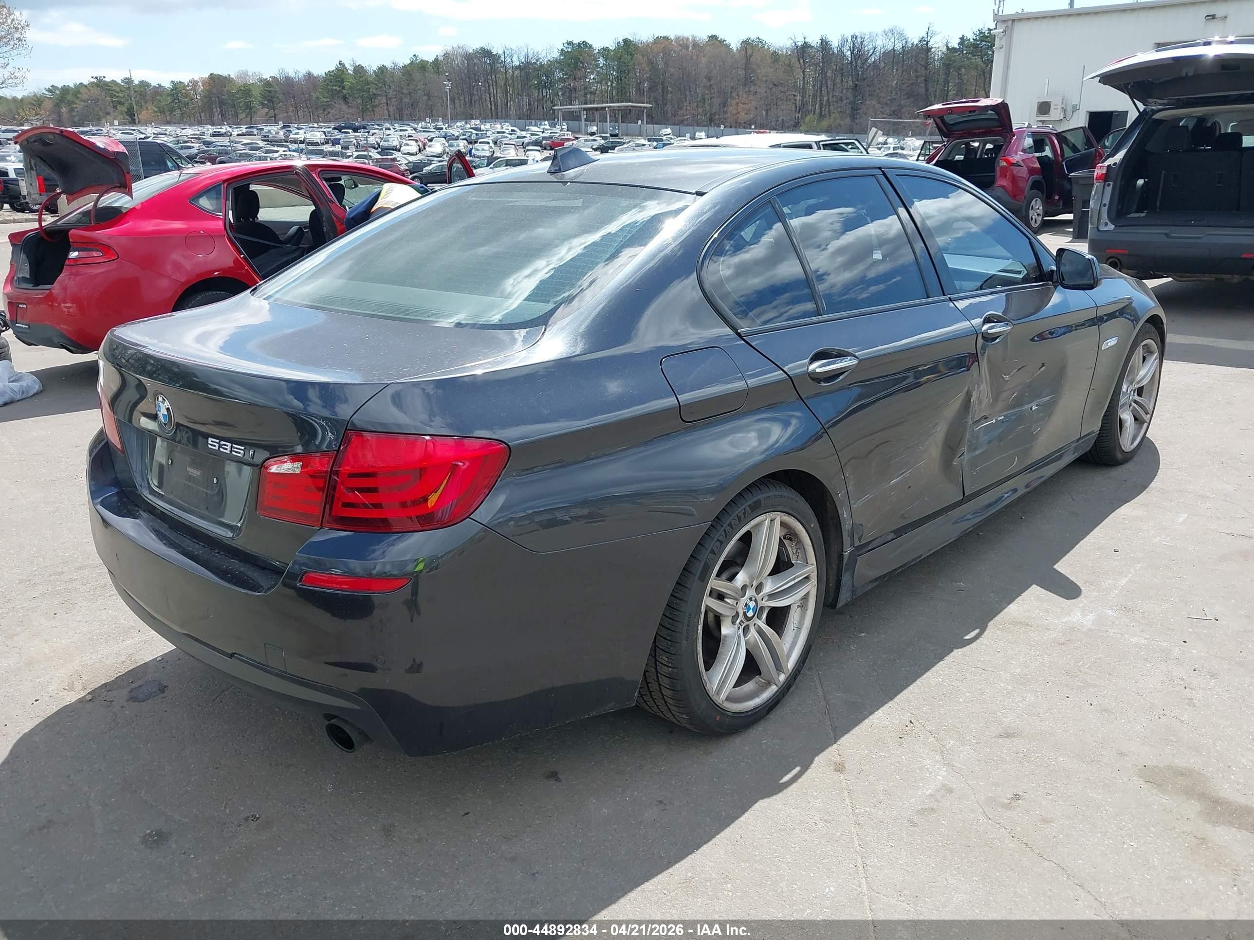 2013 Bmw 535i   Gray vin: WBAFR7C51DC821240