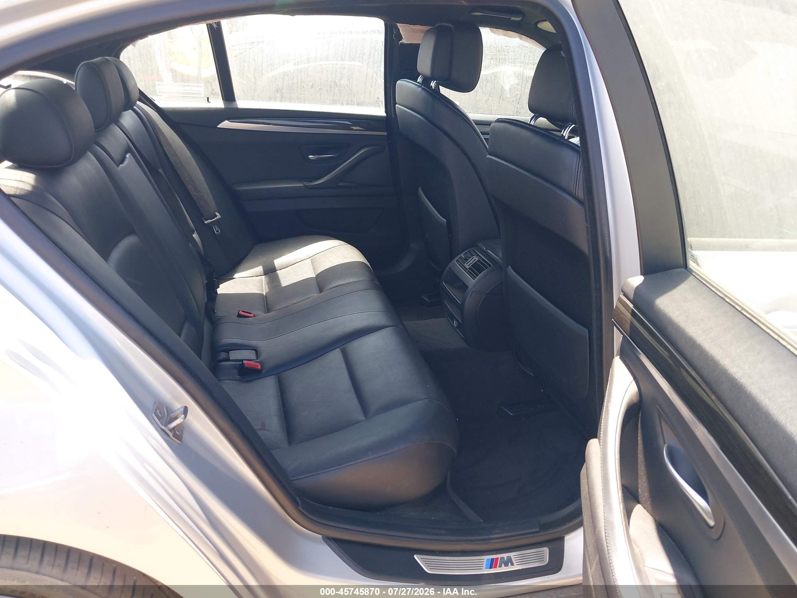 2013 Bmw 535i   Silver vin: WBAFR7C51DC822095