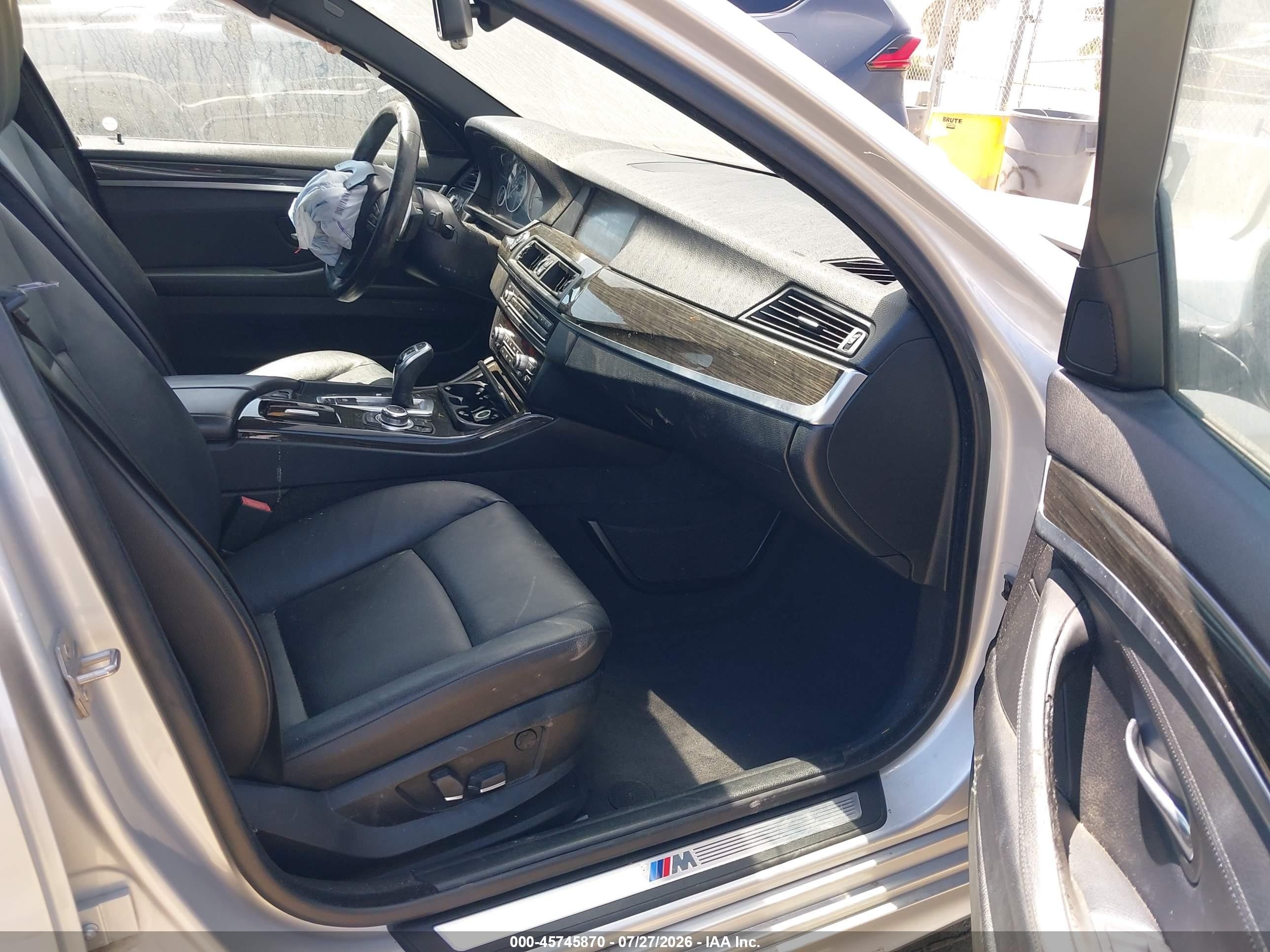 2013 Bmw 535i   Silver vin: WBAFR7C51DC822095