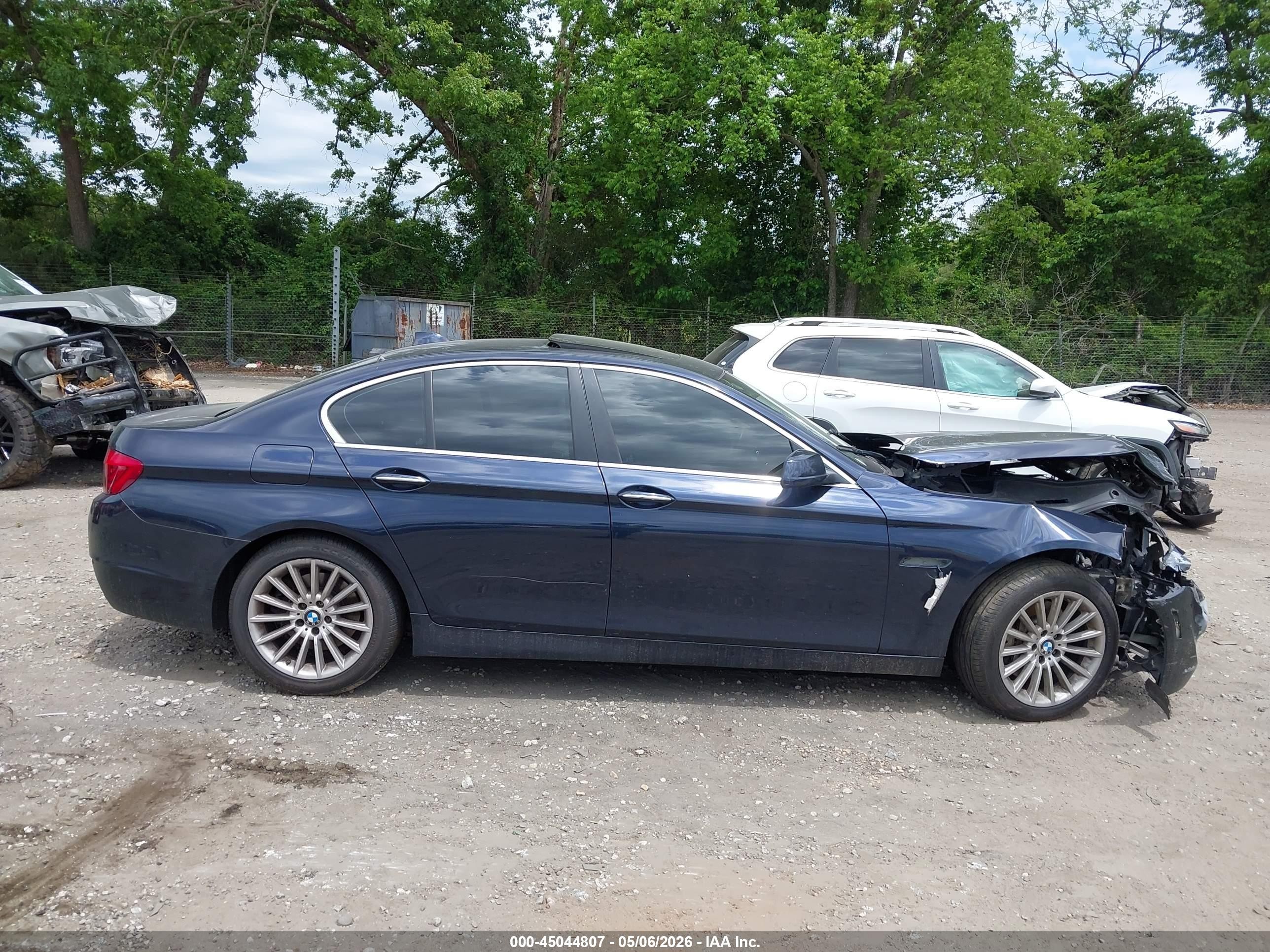 2013 Bmw 535i   Blue vin: WBAFR7C51DC824638