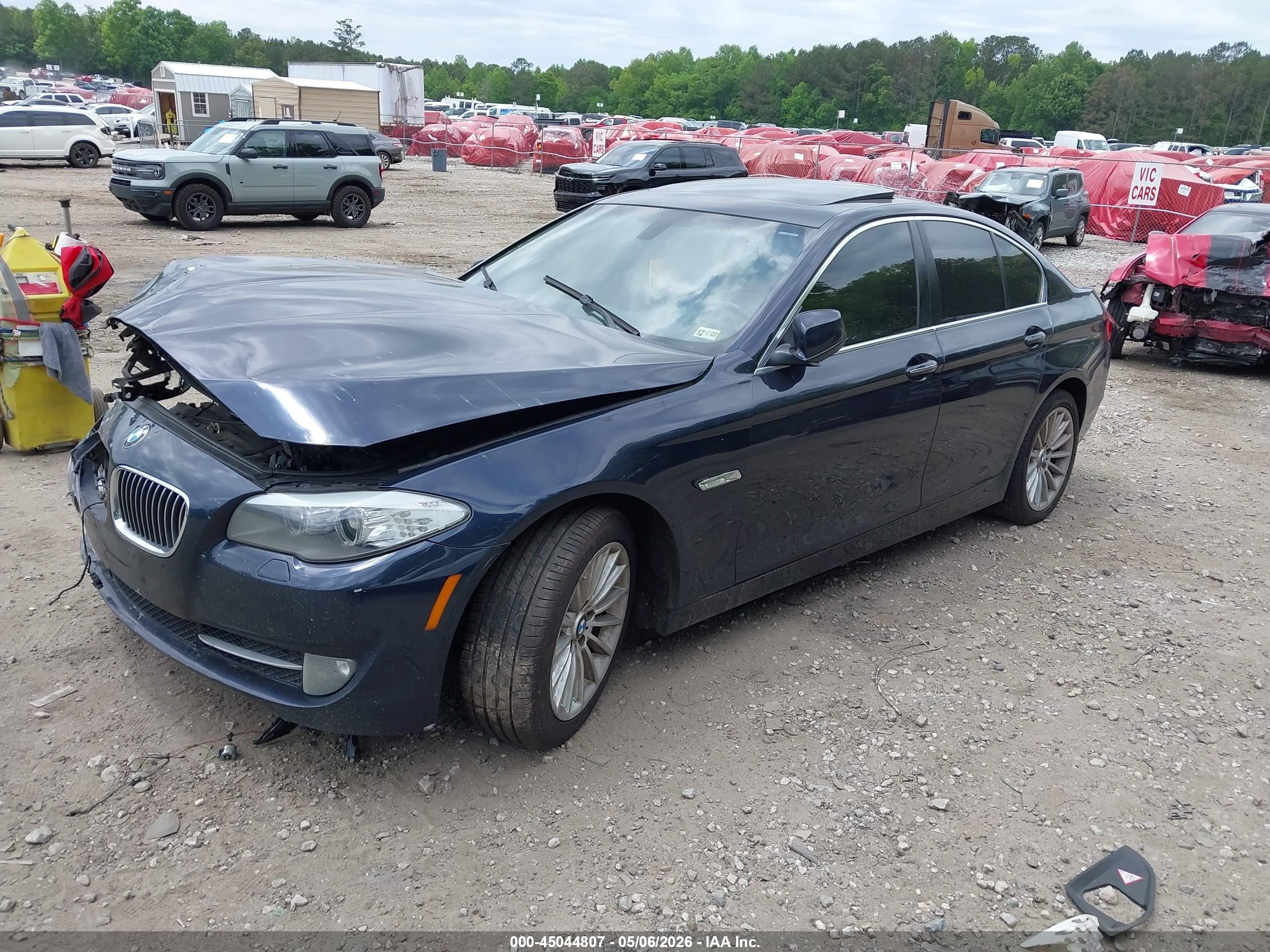 2013 Bmw 535i   Blue vin: WBAFR7C51DC824638