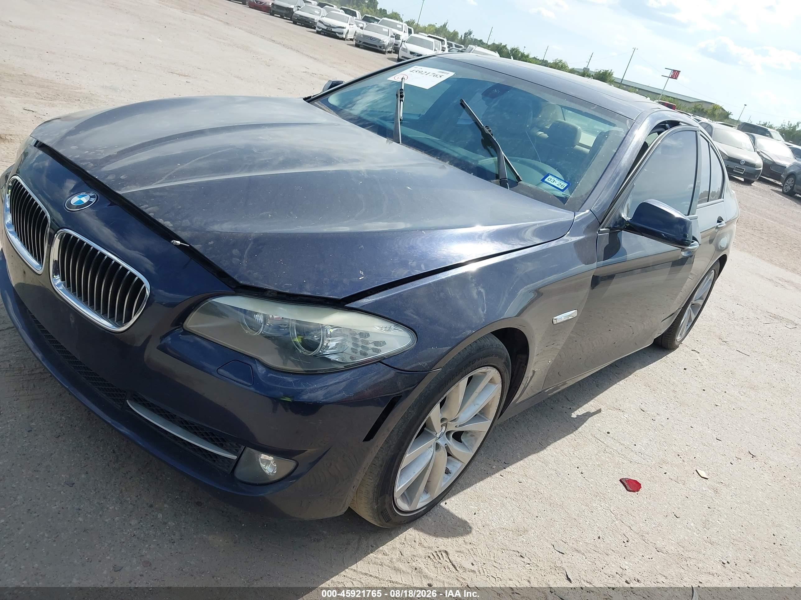 2011 Bmw 535i   Black vin: WBAFR7C52BC604986