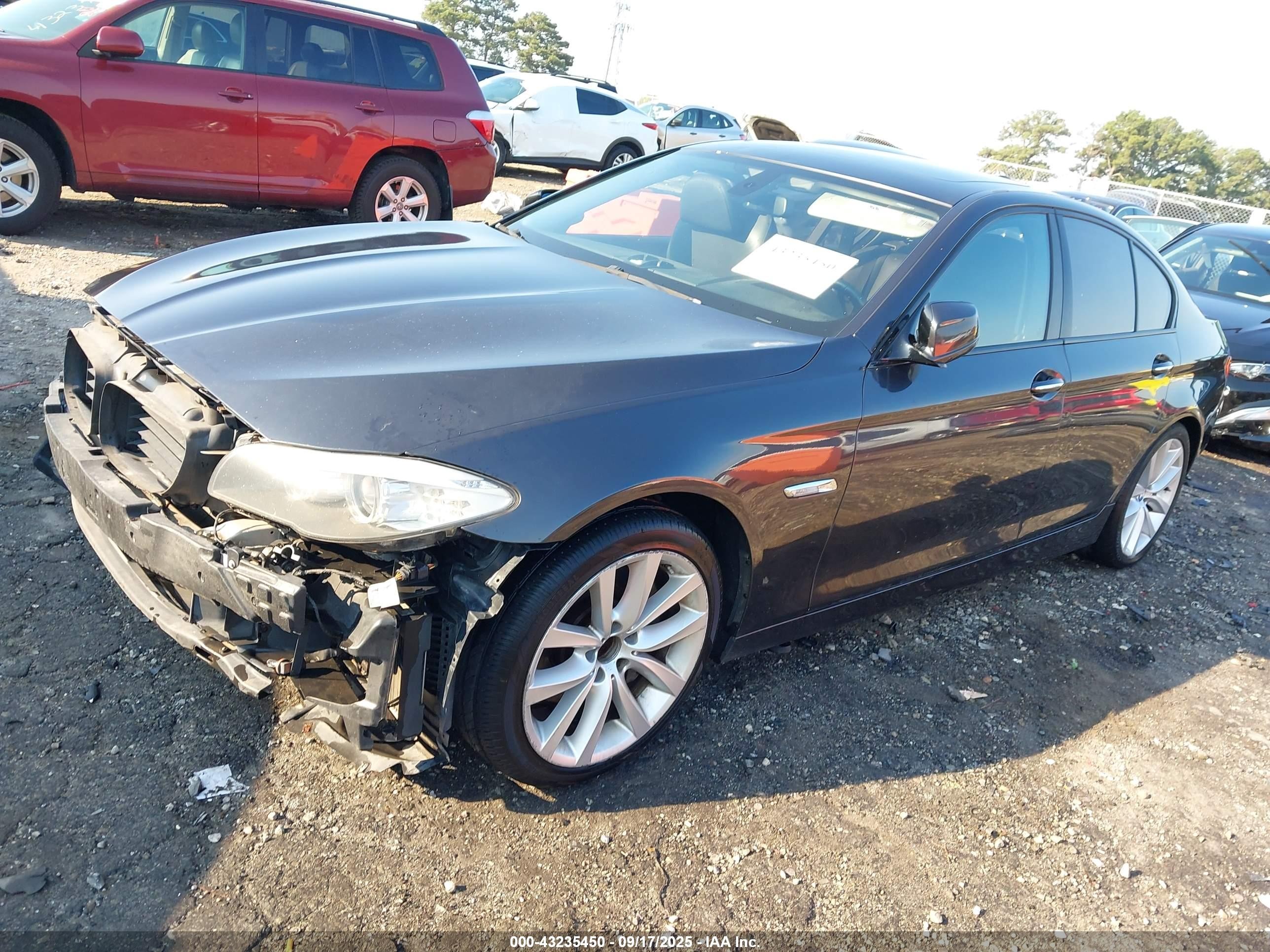 2011 Bmw 535i   Black vin: WBAFR7C52BC605443