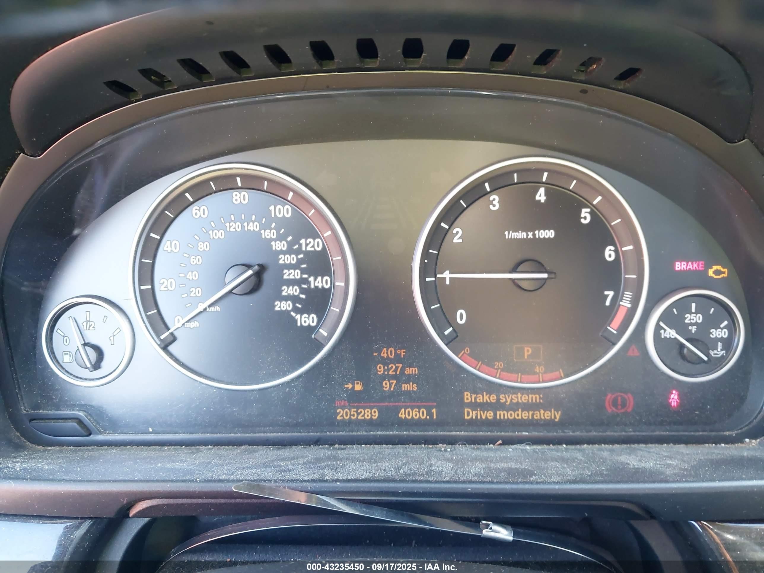 2011 Bmw 535i   Black vin: WBAFR7C52BC605443