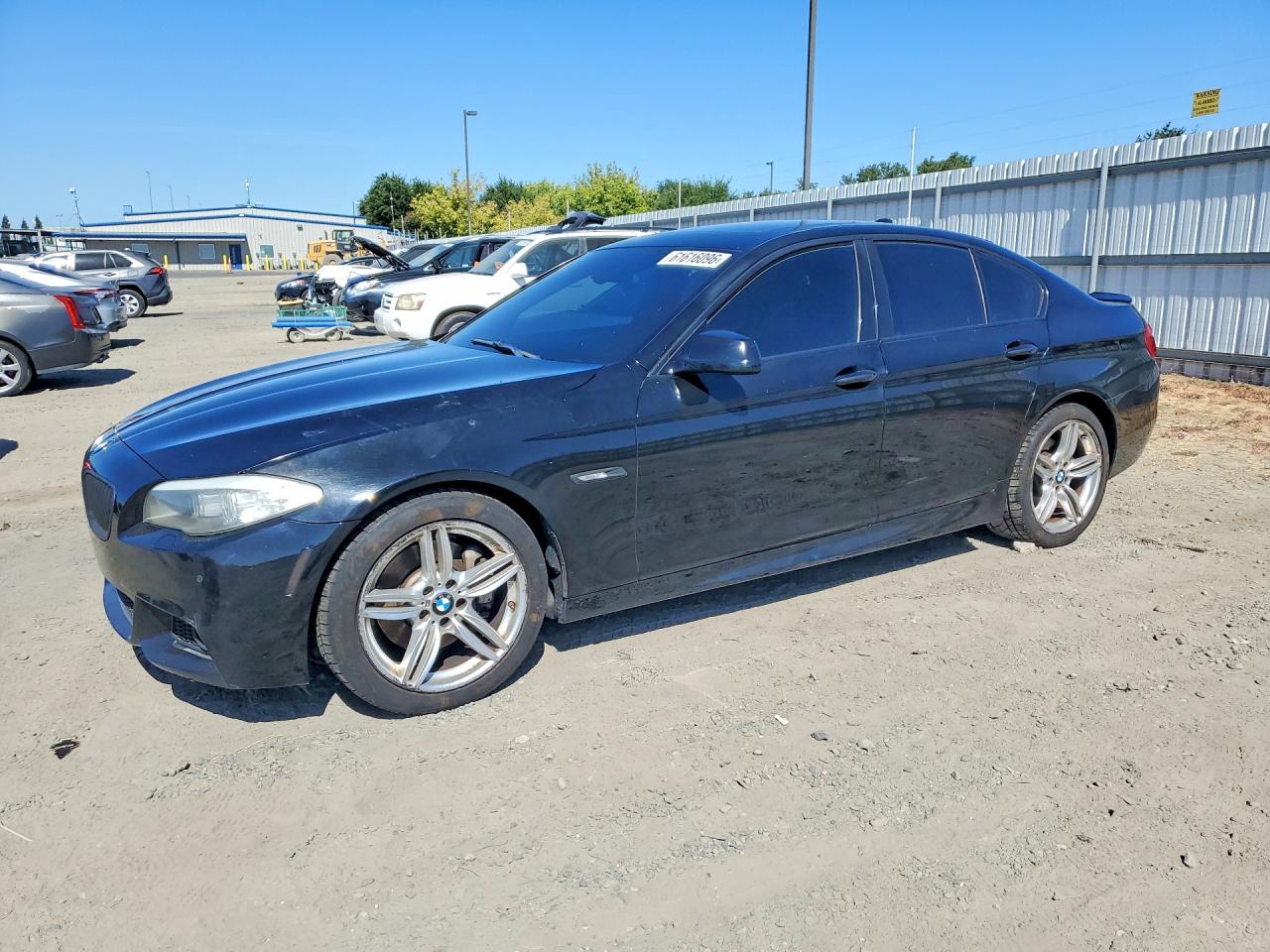 2011 Bmw 535 I Black vin: WBAFR7C52BC607046
