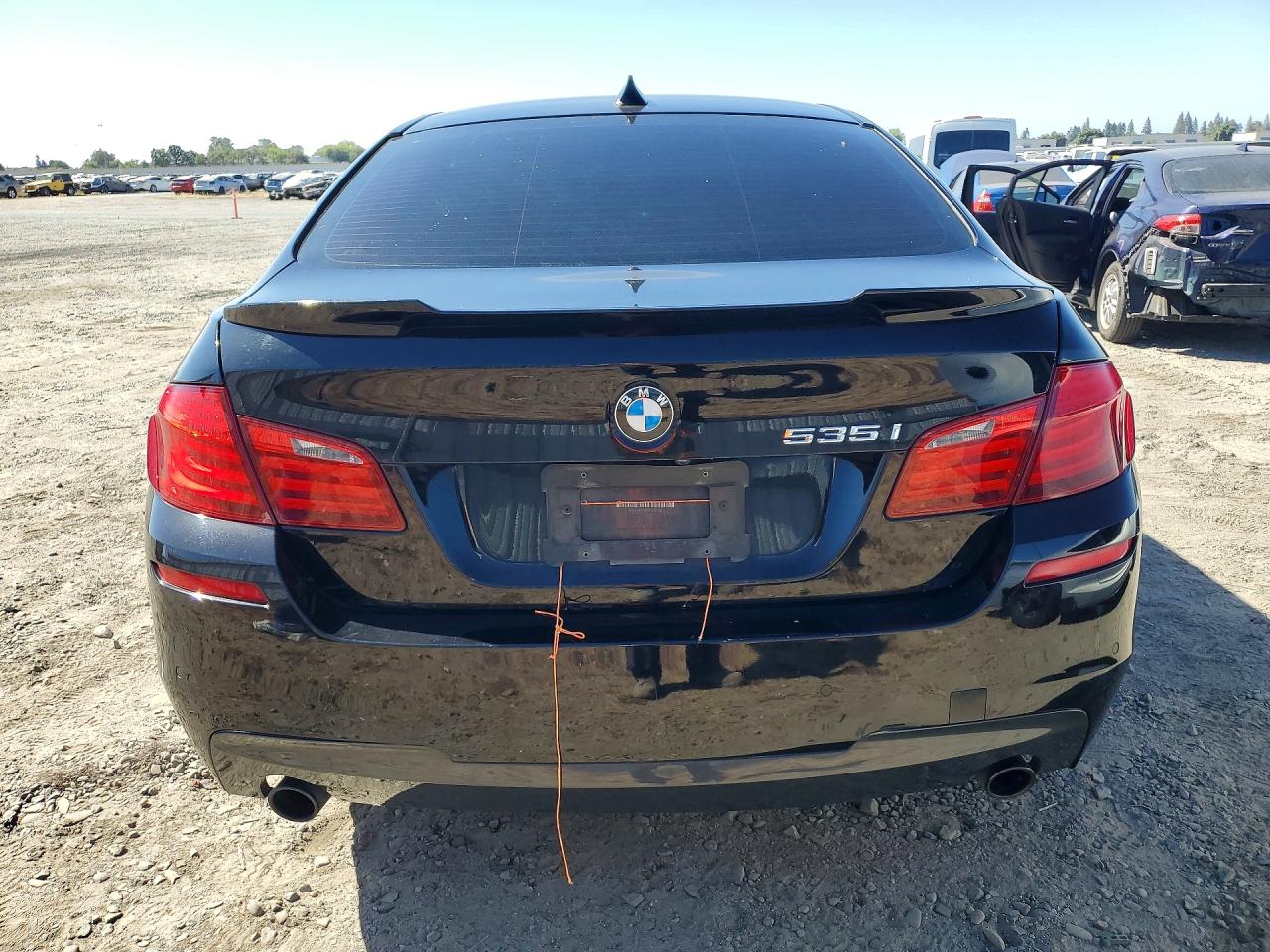 2011 Bmw 535 I Black vin: WBAFR7C52BC607046