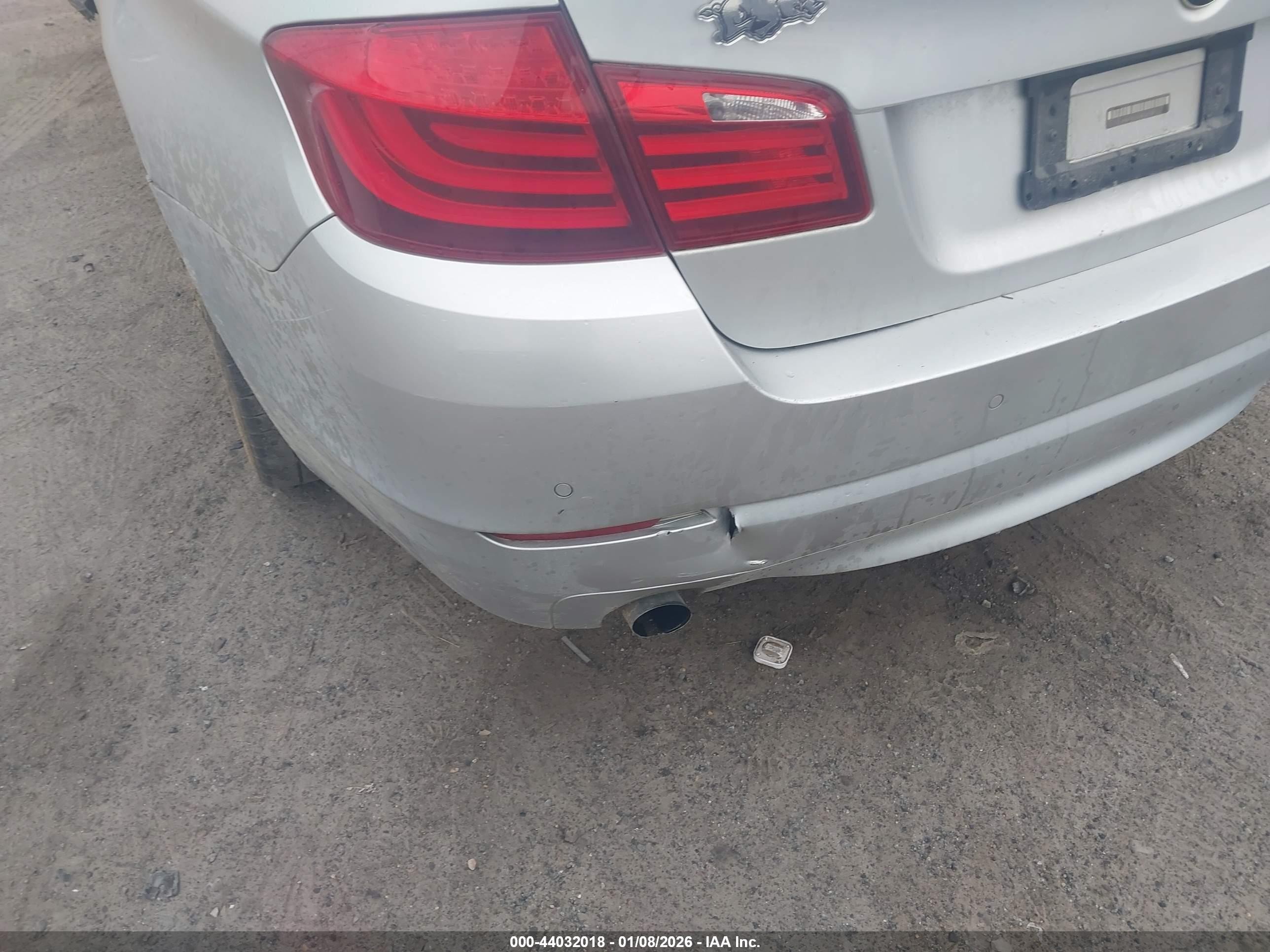 2011 Bmw 535i   Silver vin: WBAFR7C52BC607127