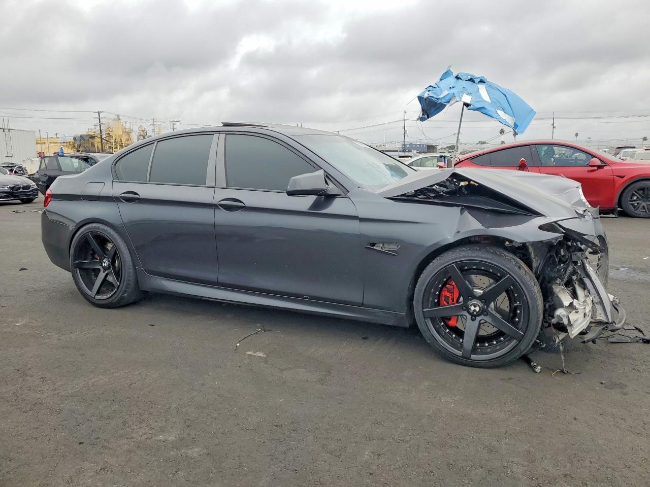 2011 Bmw 535 I Charcoal vin: WBAFR7C52BC607256