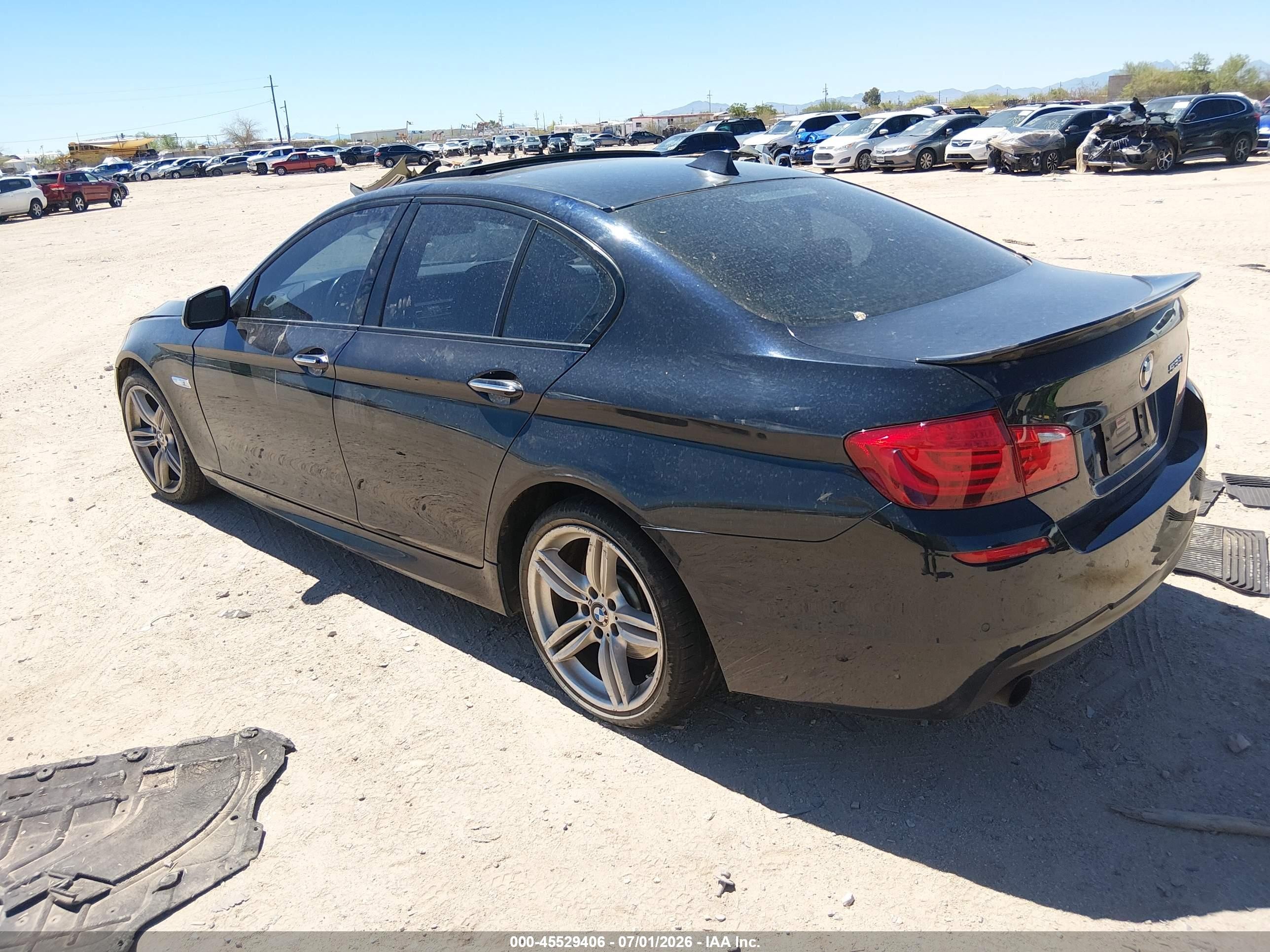 2011 Bmw 535i   Black vin: WBAFR7C52BC607693