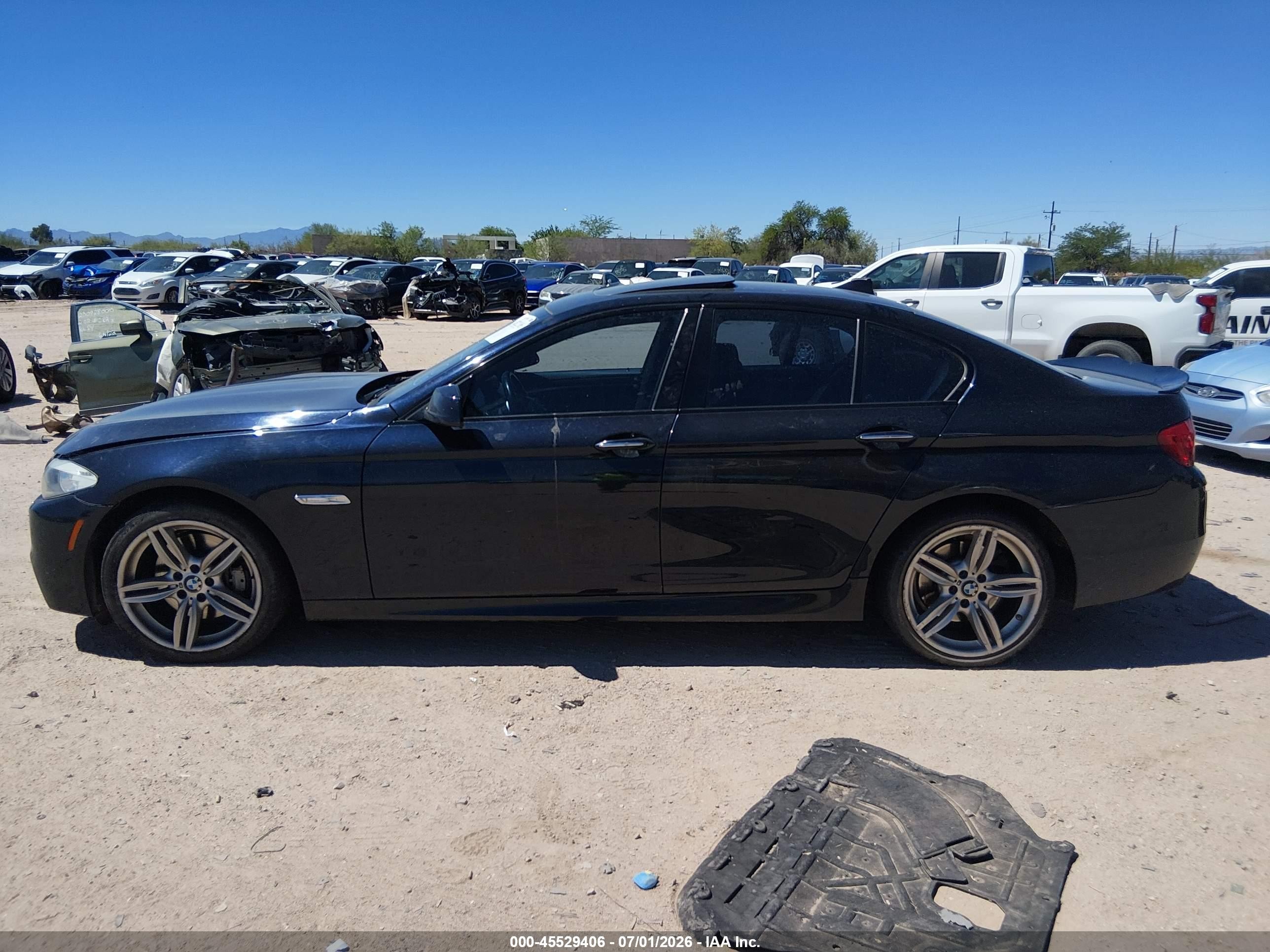 2011 Bmw 535i   Black vin: WBAFR7C52BC607693