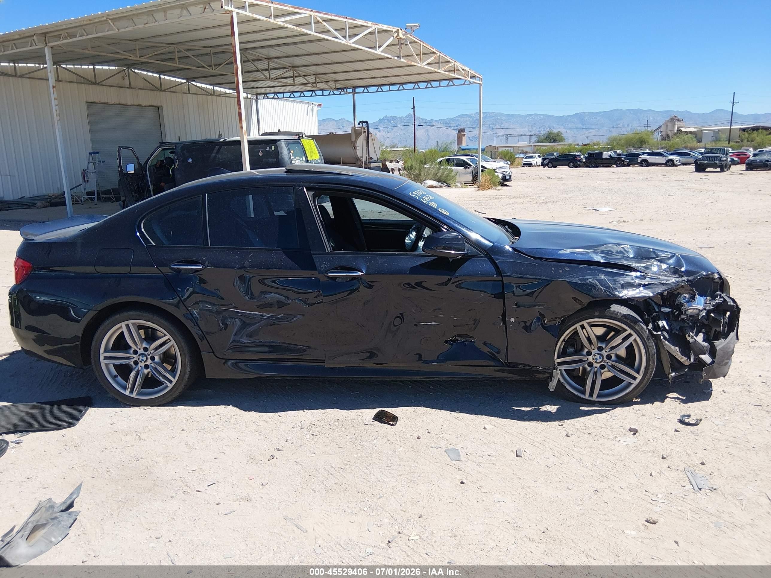 2011 Bmw 535i   Black vin: WBAFR7C52BC607693