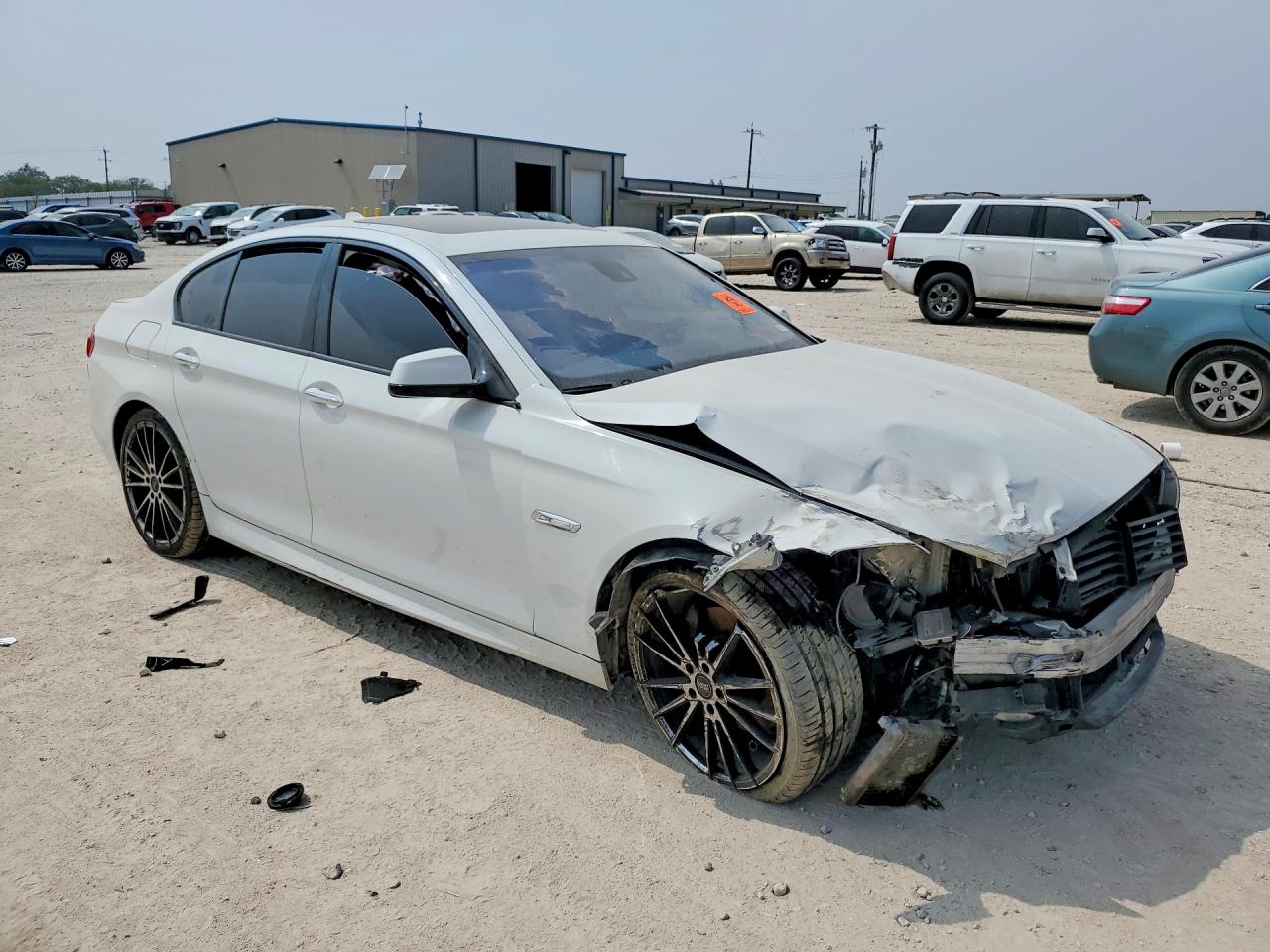 2011 Bmw 535 I White vin: WBAFR7C52BC803570