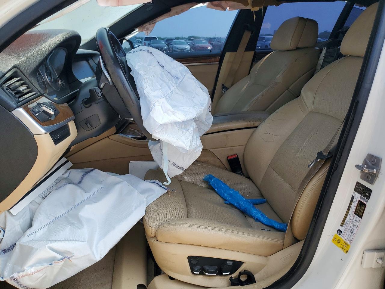 2011 Bmw 535 I White vin: WBAFR7C52BC803570