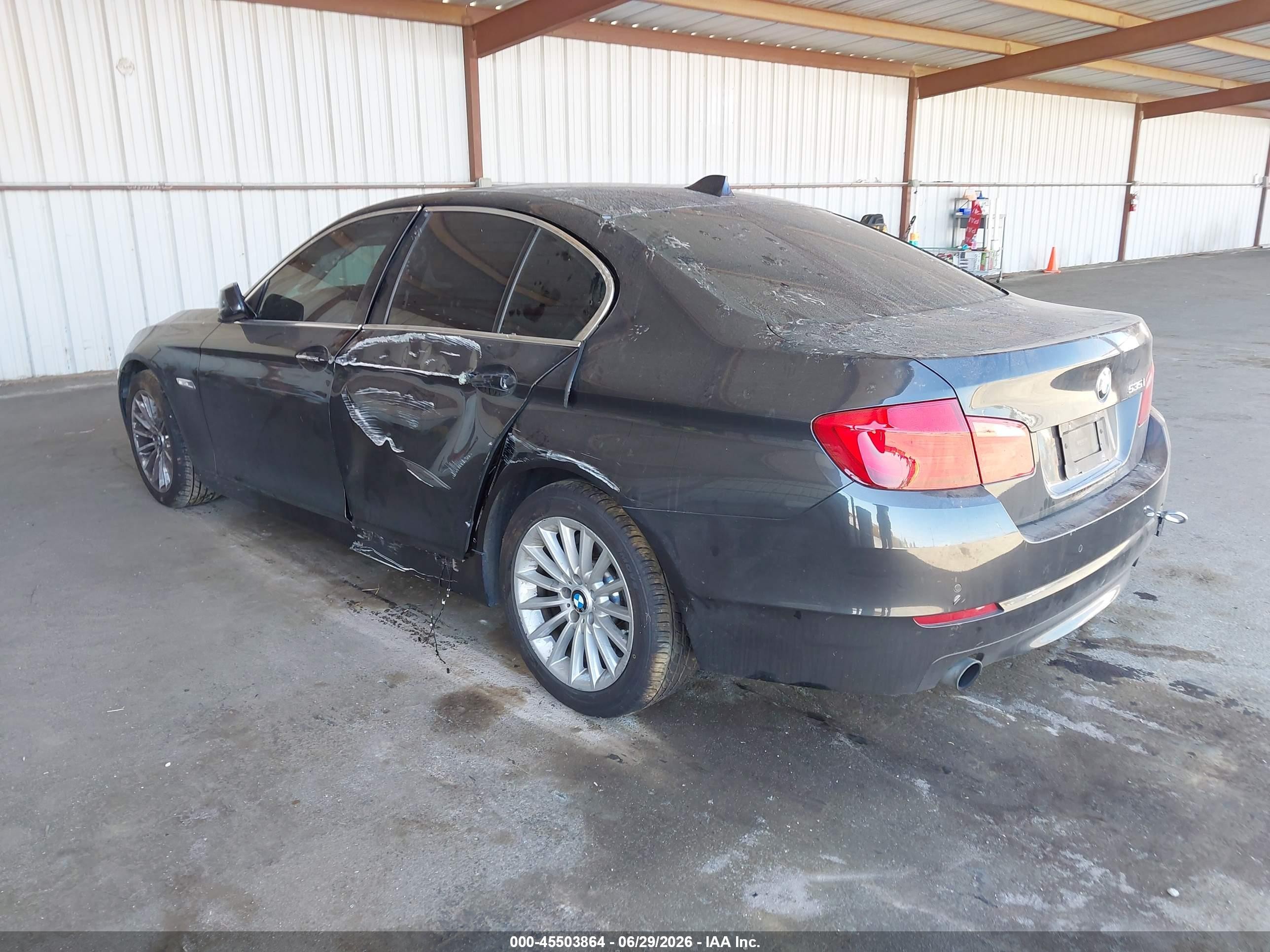 2012 Bmw 535i   Gray vin: WBAFR7C52CC810195