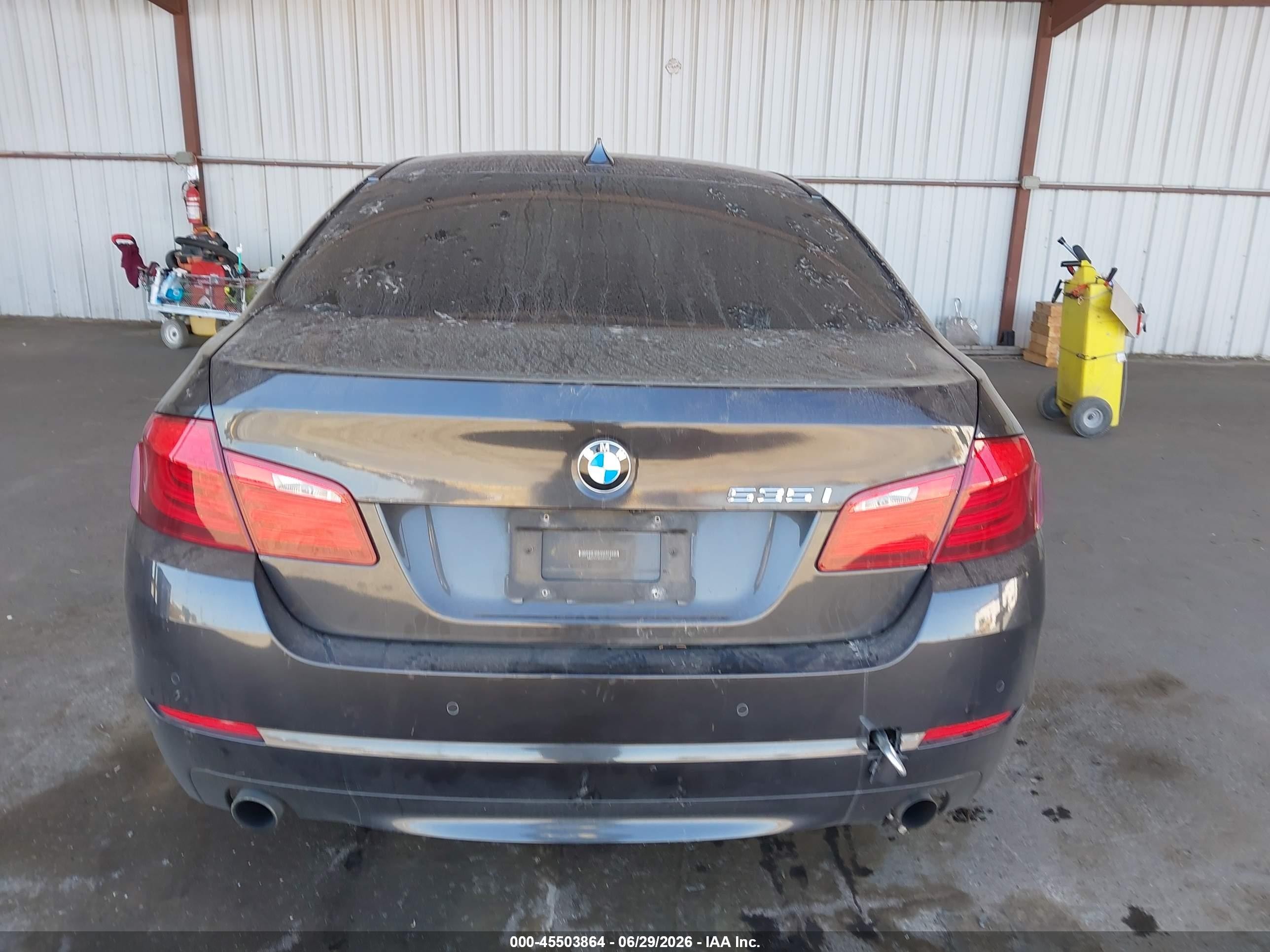 2012 Bmw 535i   Gray vin: WBAFR7C52CC810195