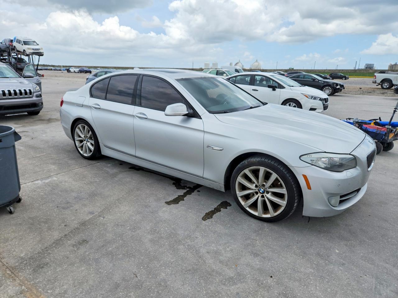 2012 Bmw 535 I Silver vin: WBAFR7C52CC815235