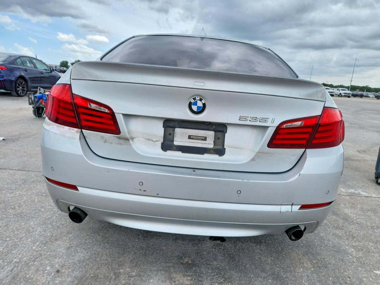 2012 Bmw 535 I Silver vin: WBAFR7C52CC815235