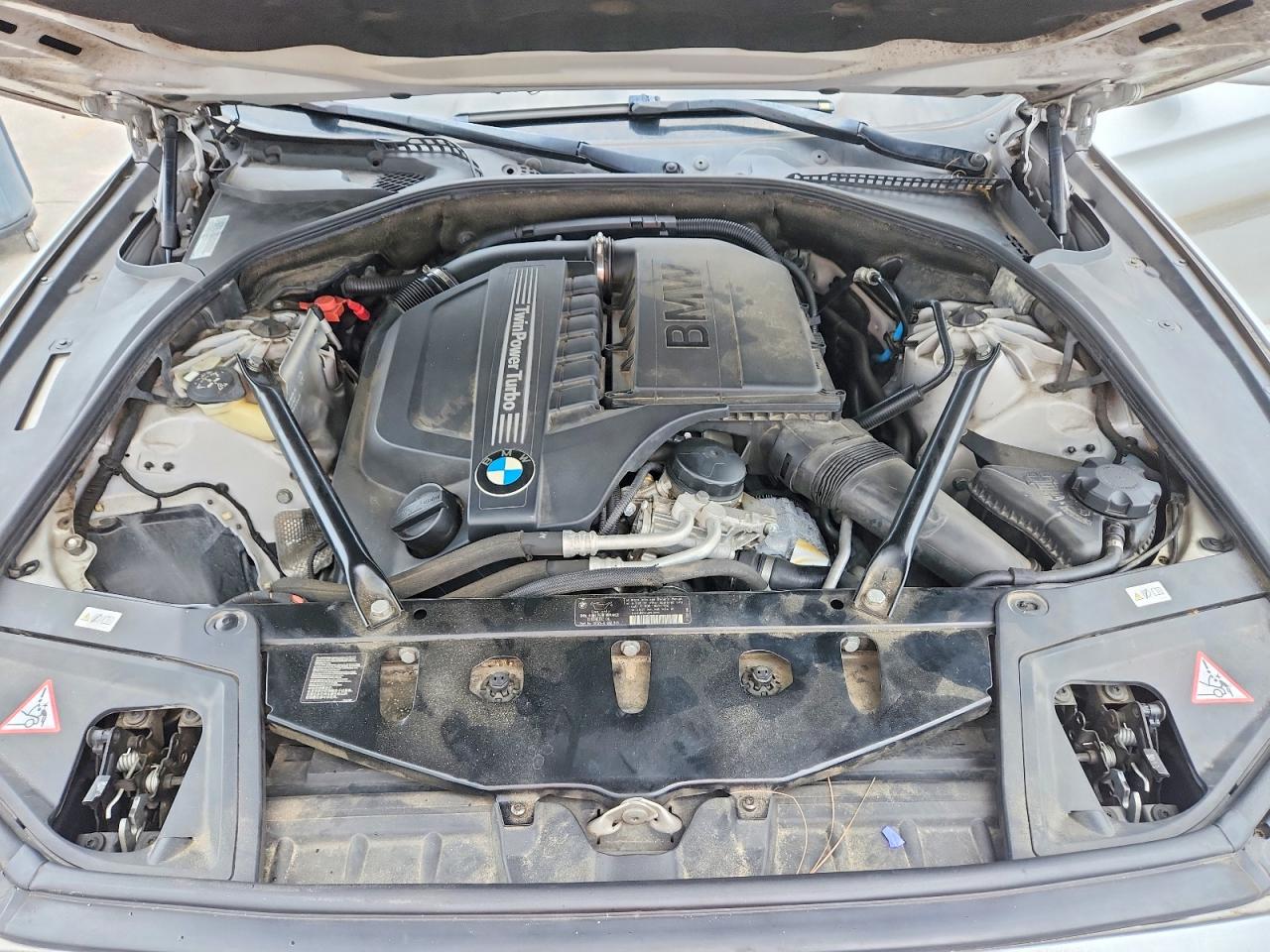 2012 Bmw 535 I Silver vin: WBAFR7C52CC815235