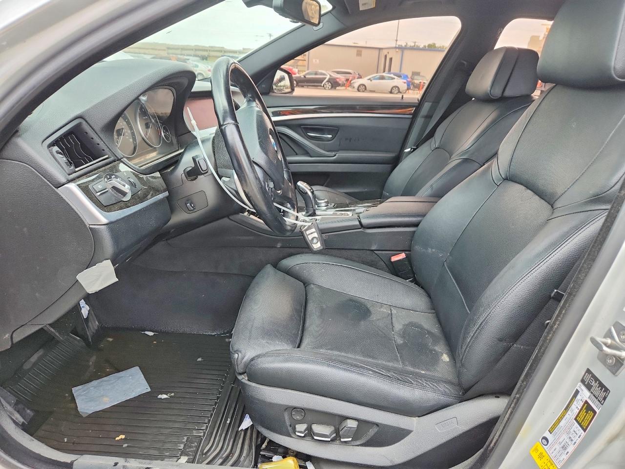 2012 Bmw 535 I Silver vin: WBAFR7C52CC815235