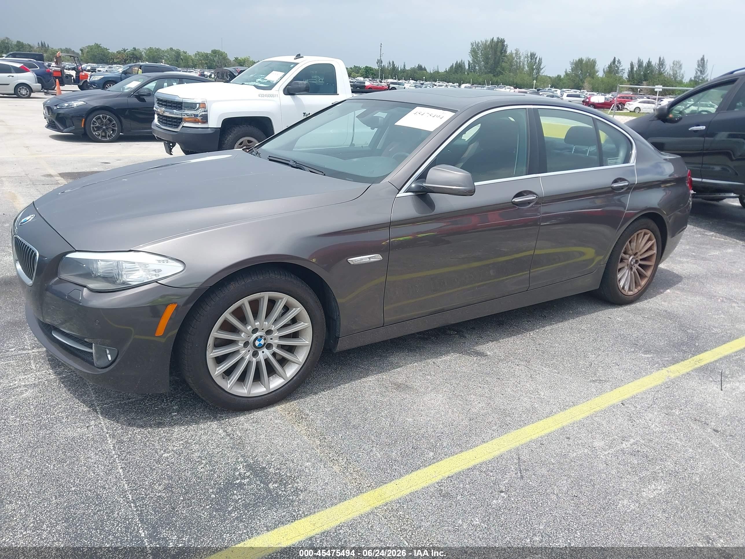 2013 Bmw 535i   Brown vin: WBAFR7C52DC822848