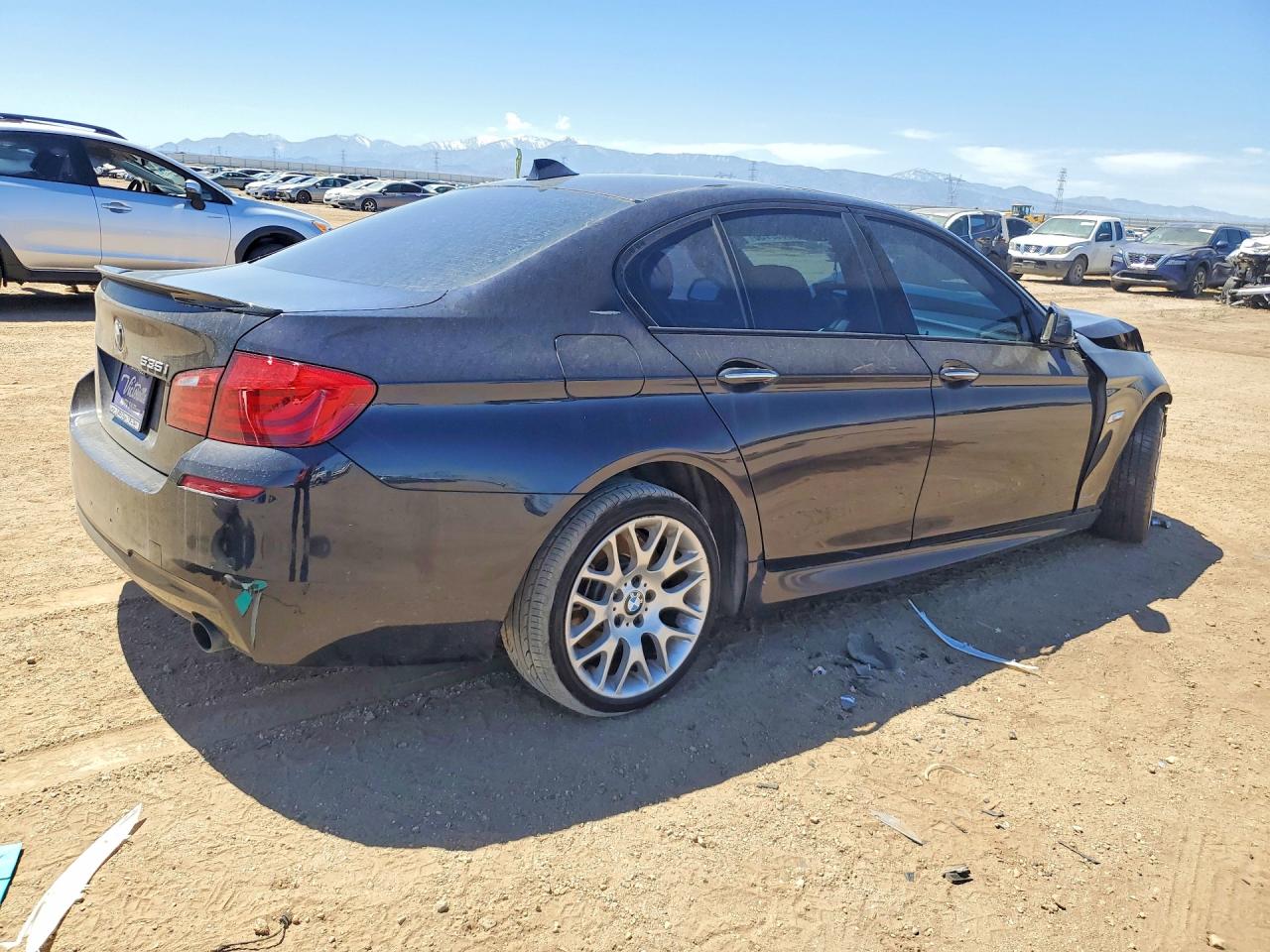 2013 Bmw 535 I Black vin: WBAFR7C52DC829511